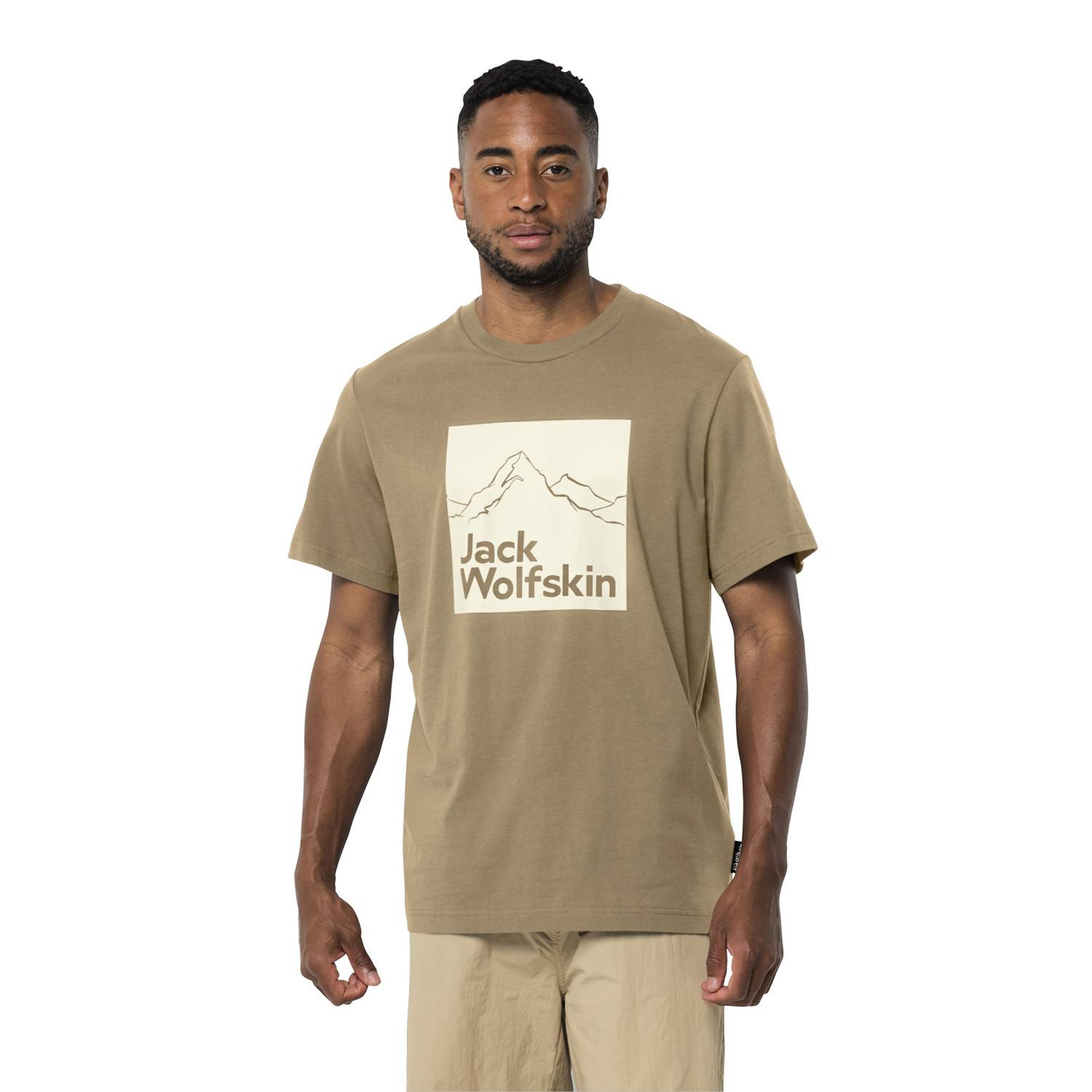 Jack Wolfskin Brand Erkek Yeşil Tişört