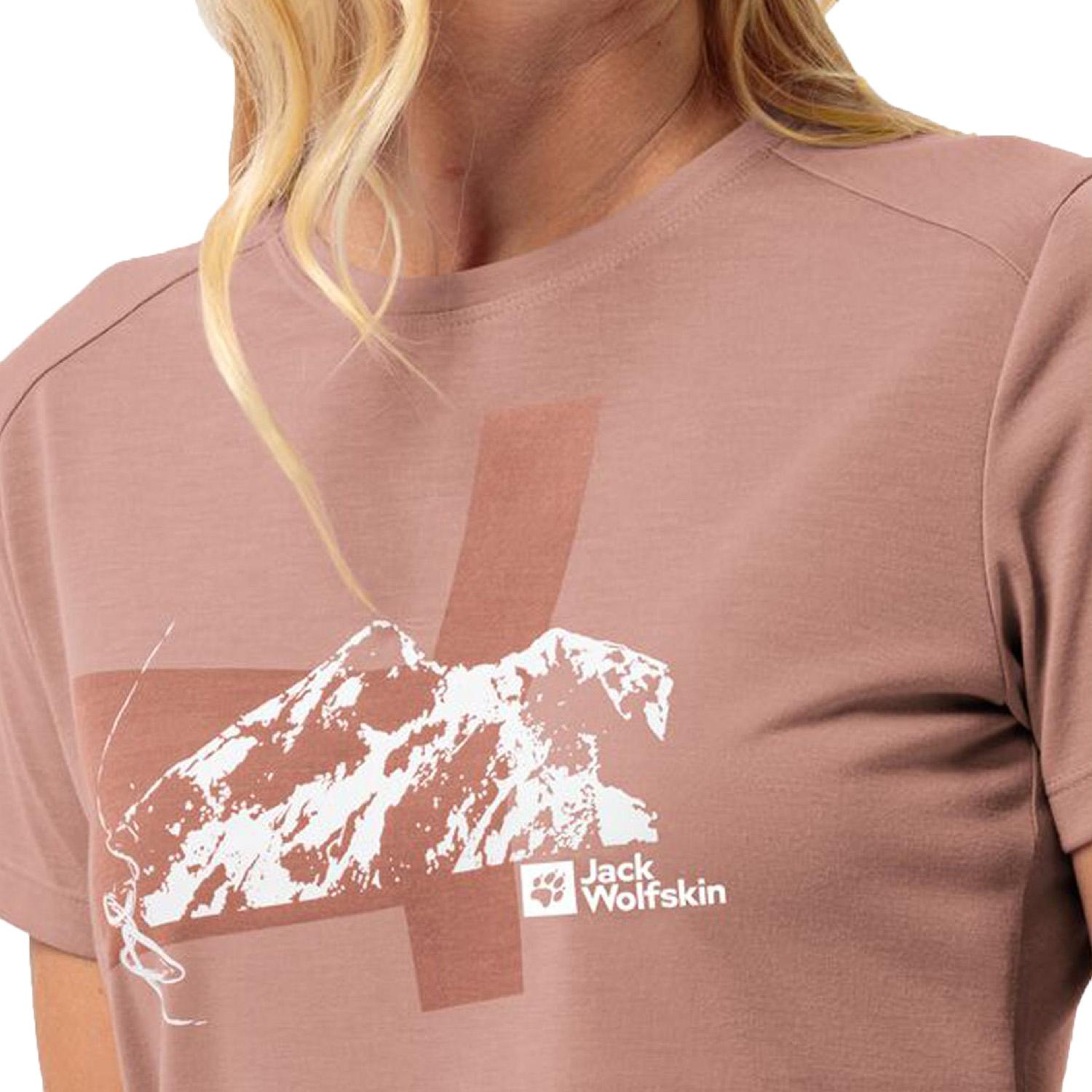 Jack Wolfskin VonAksesuar Graphic Kadın Tişört