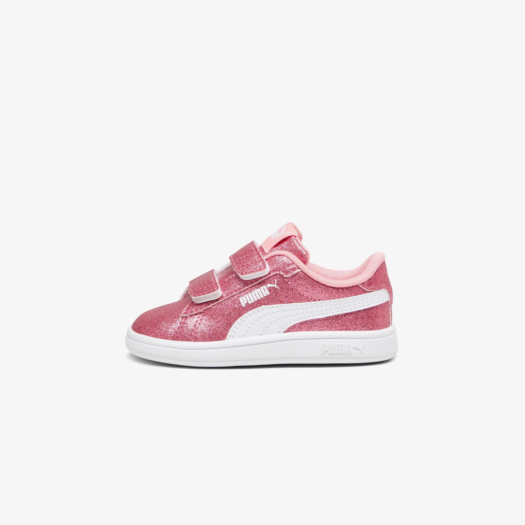 Puma Smash 3.0 Glit Glam V In Çocuk Bej Spor Ayakkabı