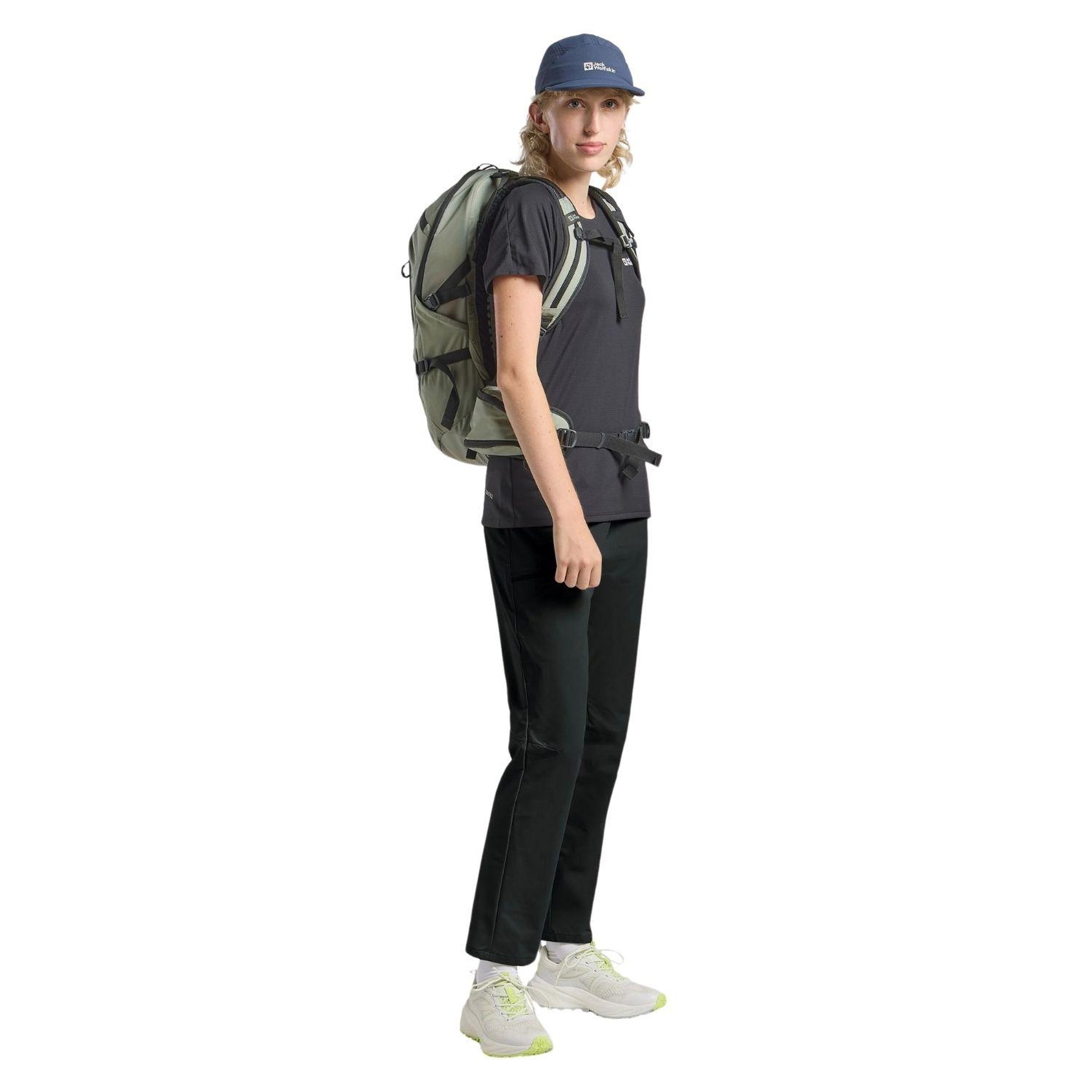 Jack Wolfskin Prelight Stride Kadın Siyah Outdoor Pantolonu