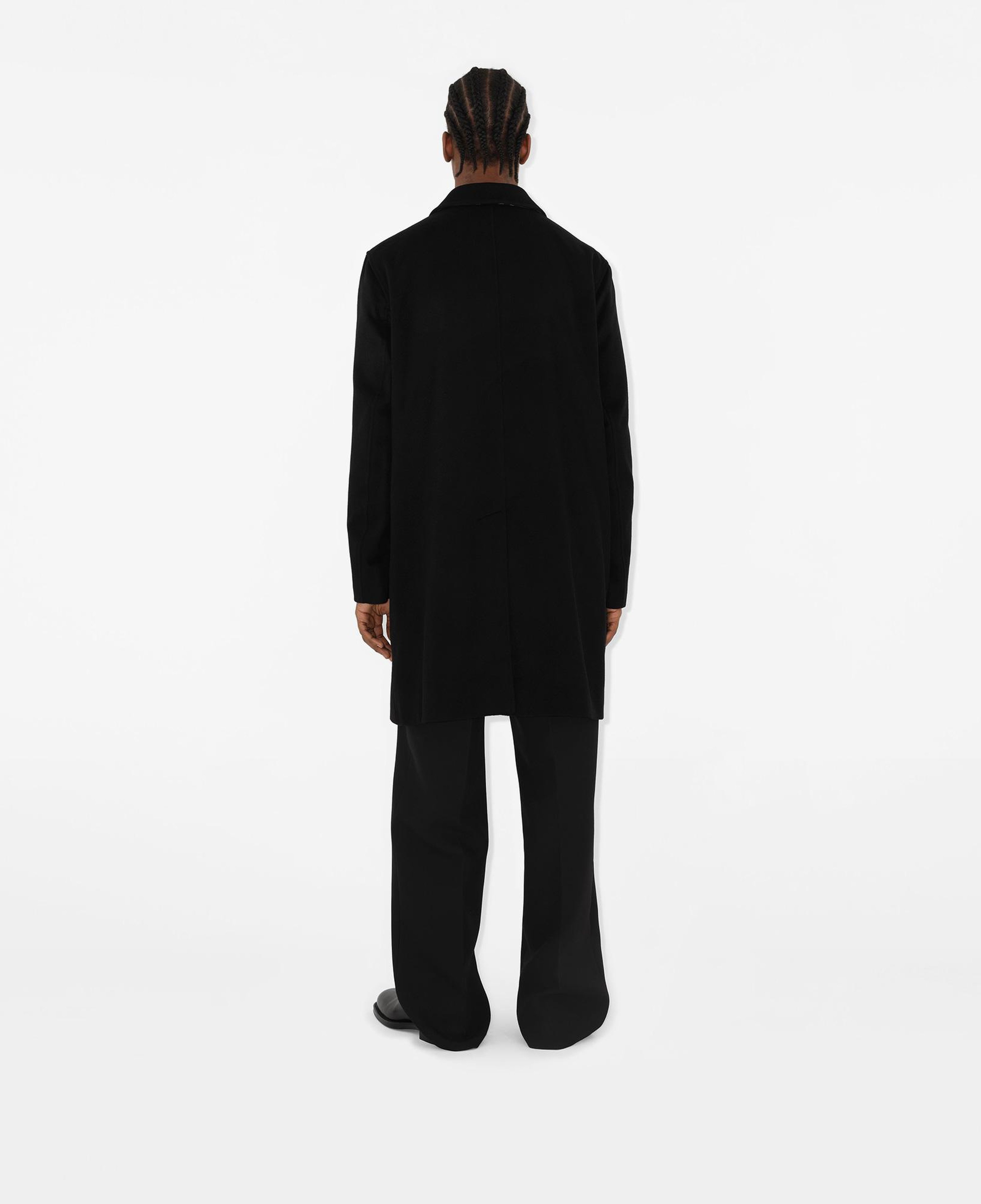 Burberry Paddington Mid-Length Cashmere Blend Paddington Car Erkek Siyah Kaban