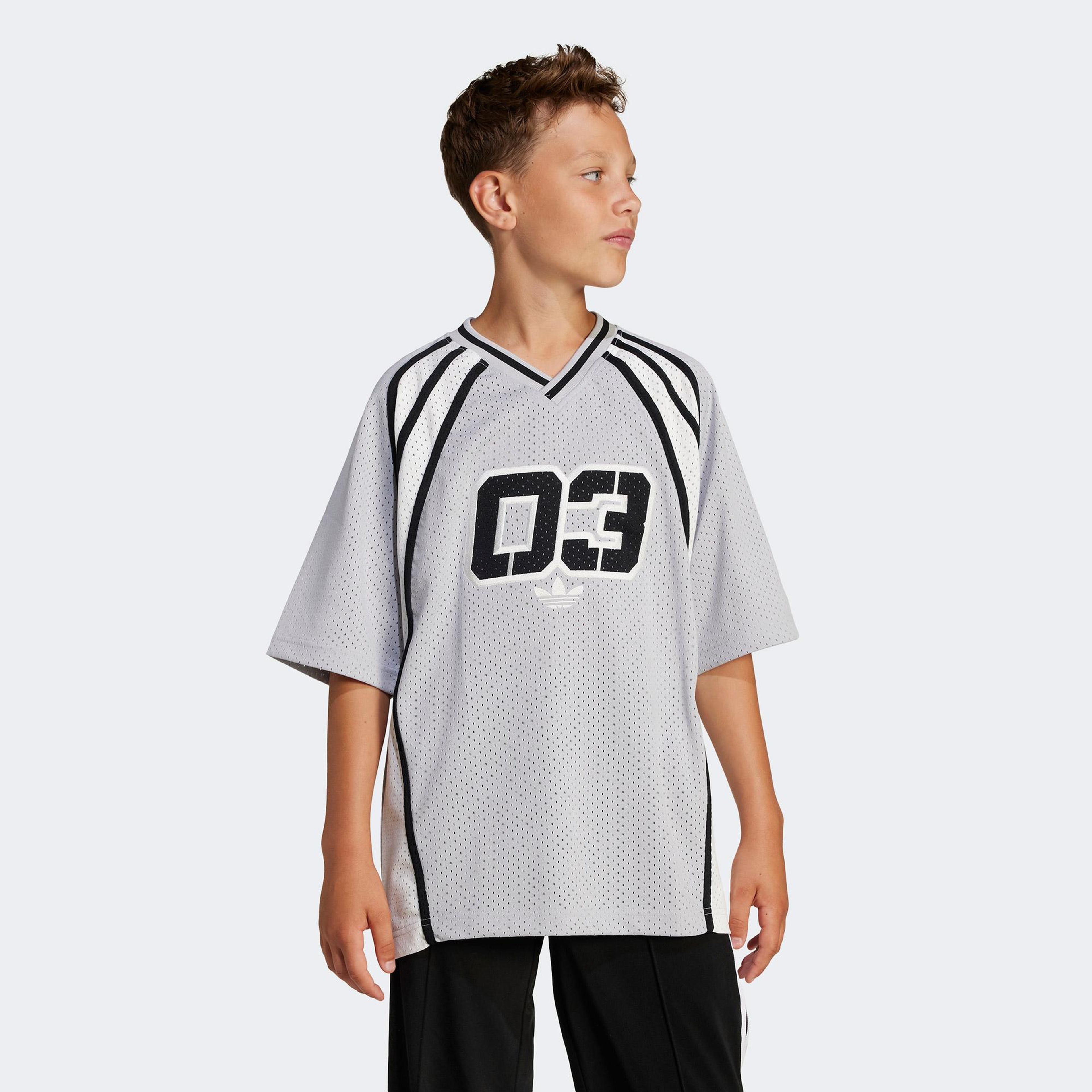 adidas Retro 03 Çocuk Gri T-Shirt