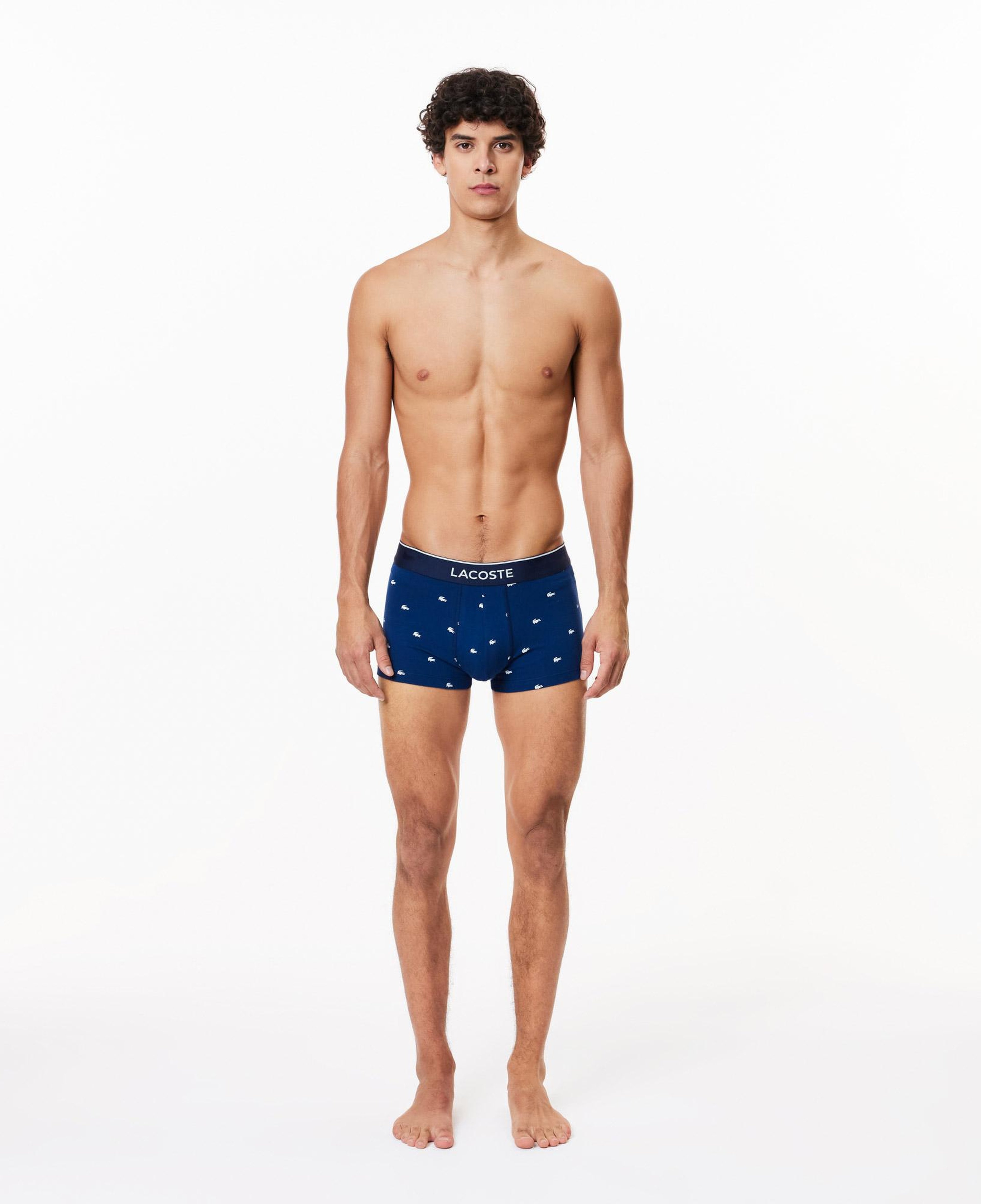Core Erkek Baskılı 3'lü Lacivert Boxer