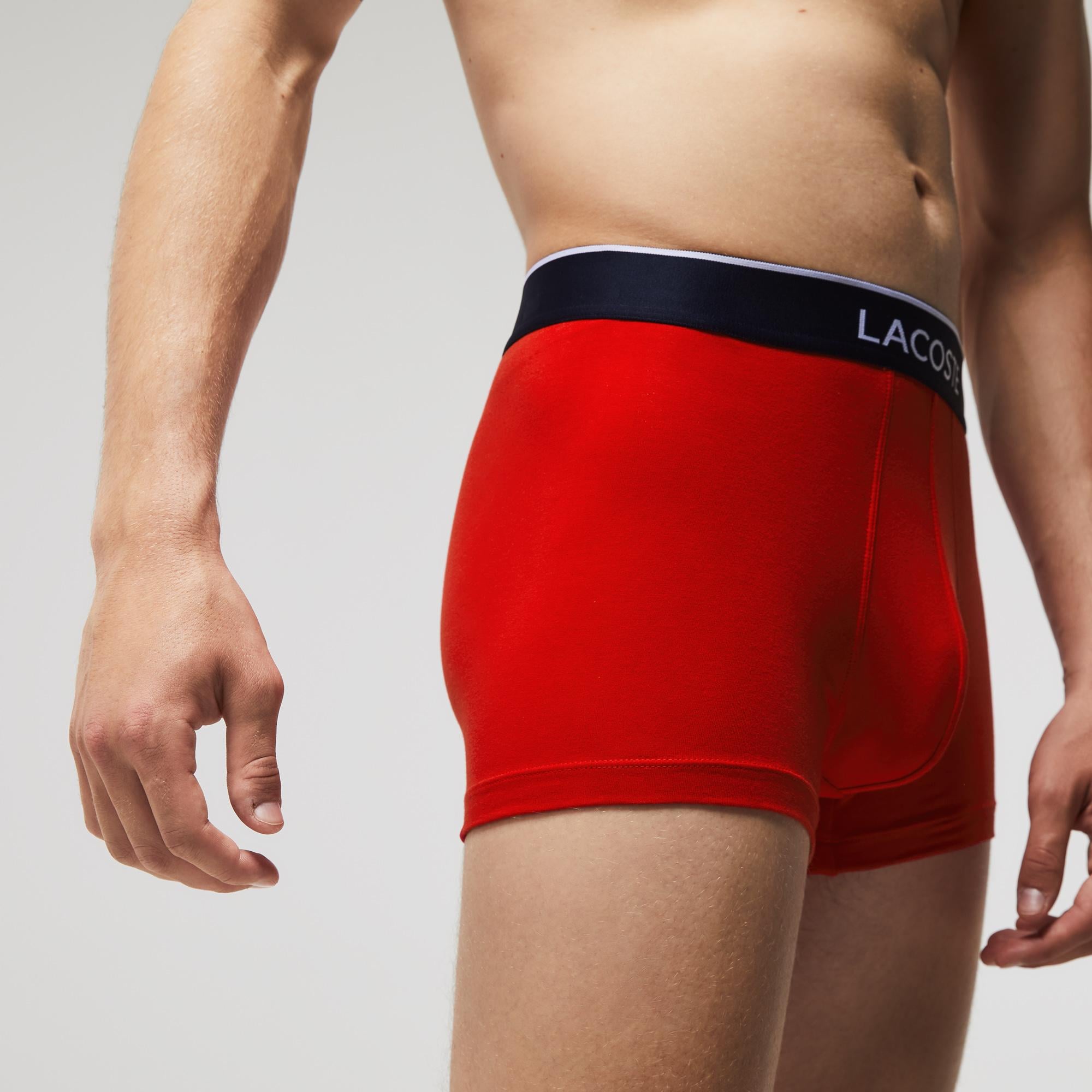 Core Erkek Baskılı 3'lü Lacivert Boxer