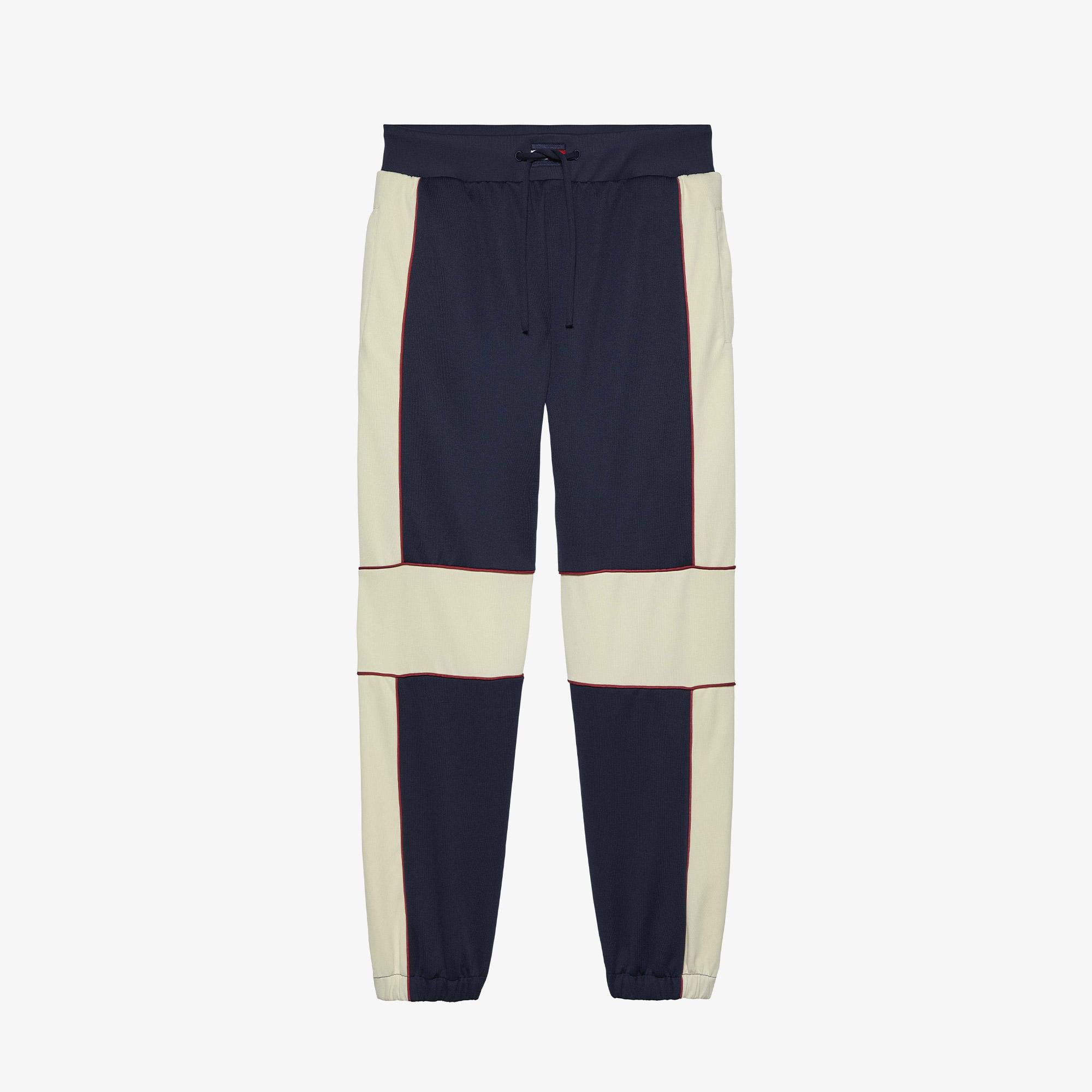 Tommy Jeans Colourblock Erkek Mavi Eşofman Altı