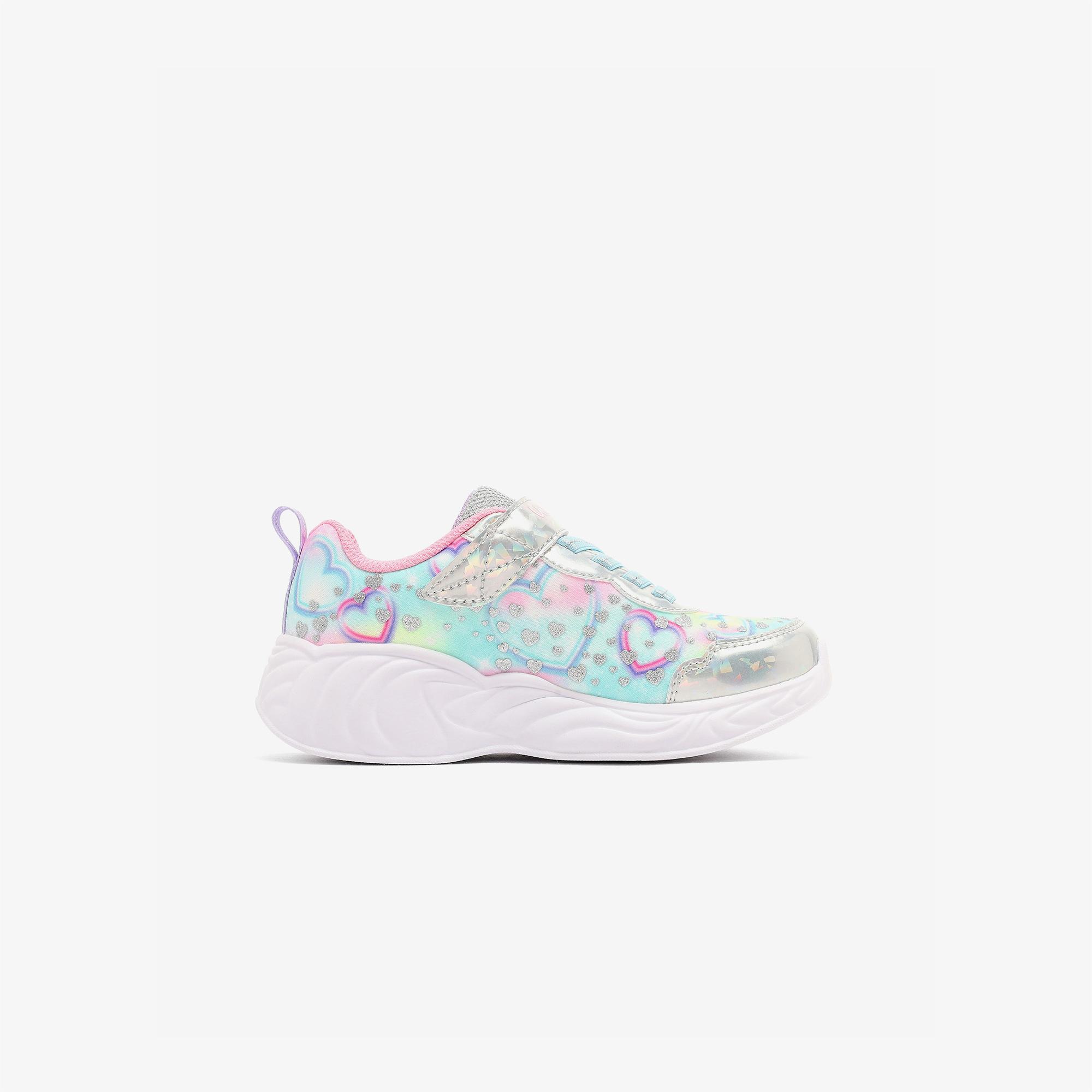 Skechers Unicorn Dreams Heart Sparkles Çocuk Gümüş Spor Ayakkabı