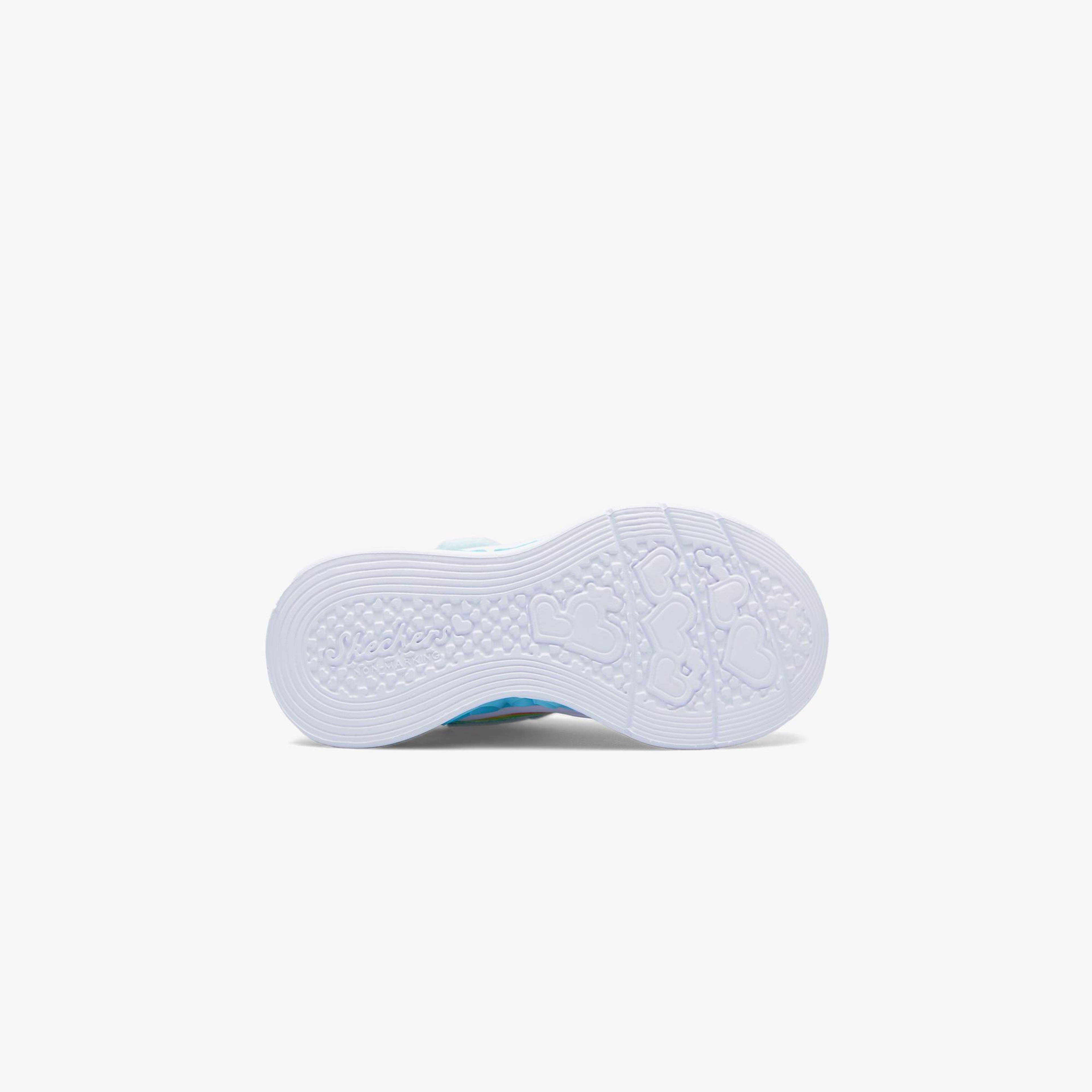 Skechers Flutter Heart Lights Groovy Swirl Çocuk Beyaz Spor Ayakkabı