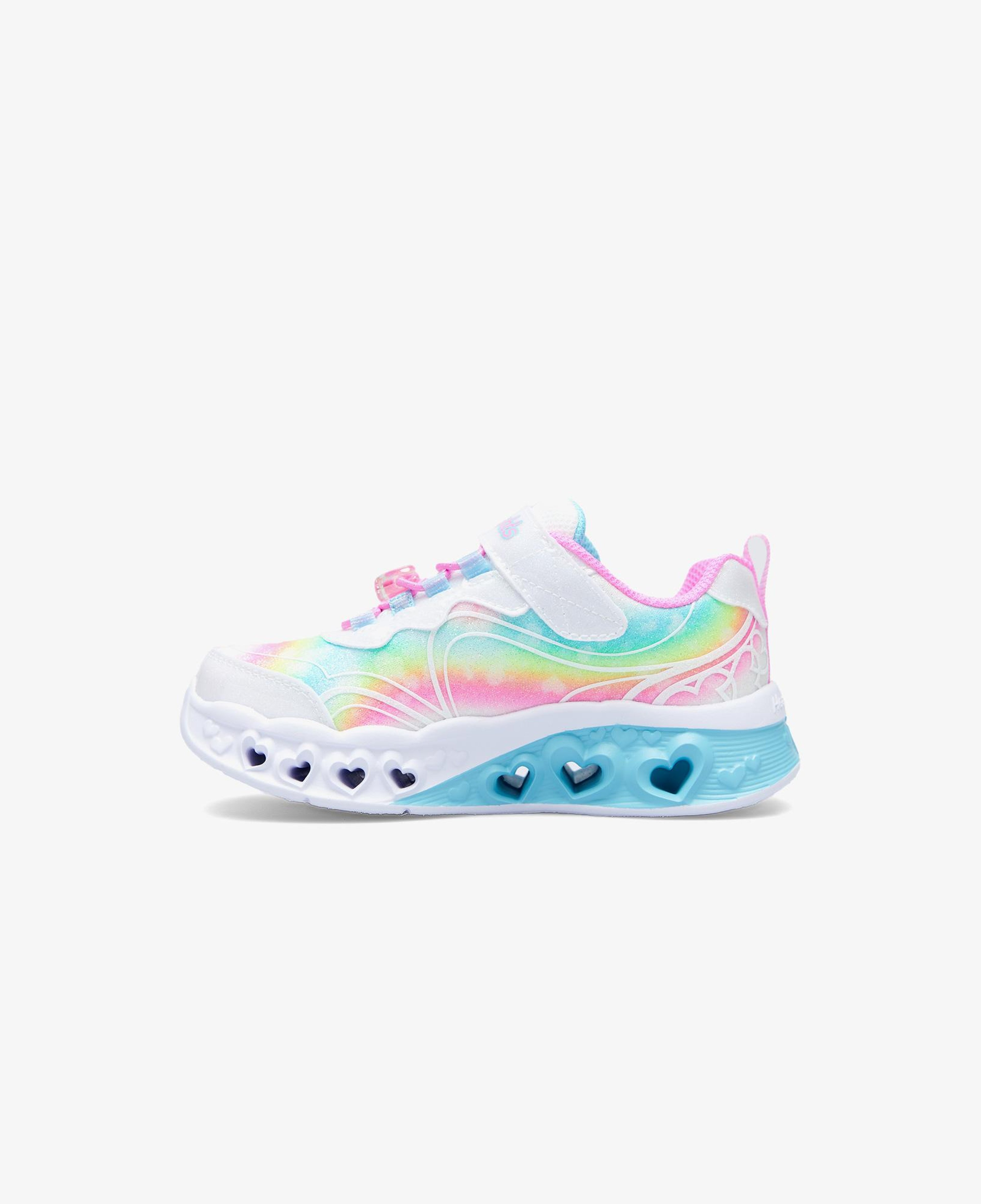 Skechers Flutter Heart Lights Groovy Swirl Çocuk Beyaz Spor Ayakkabı