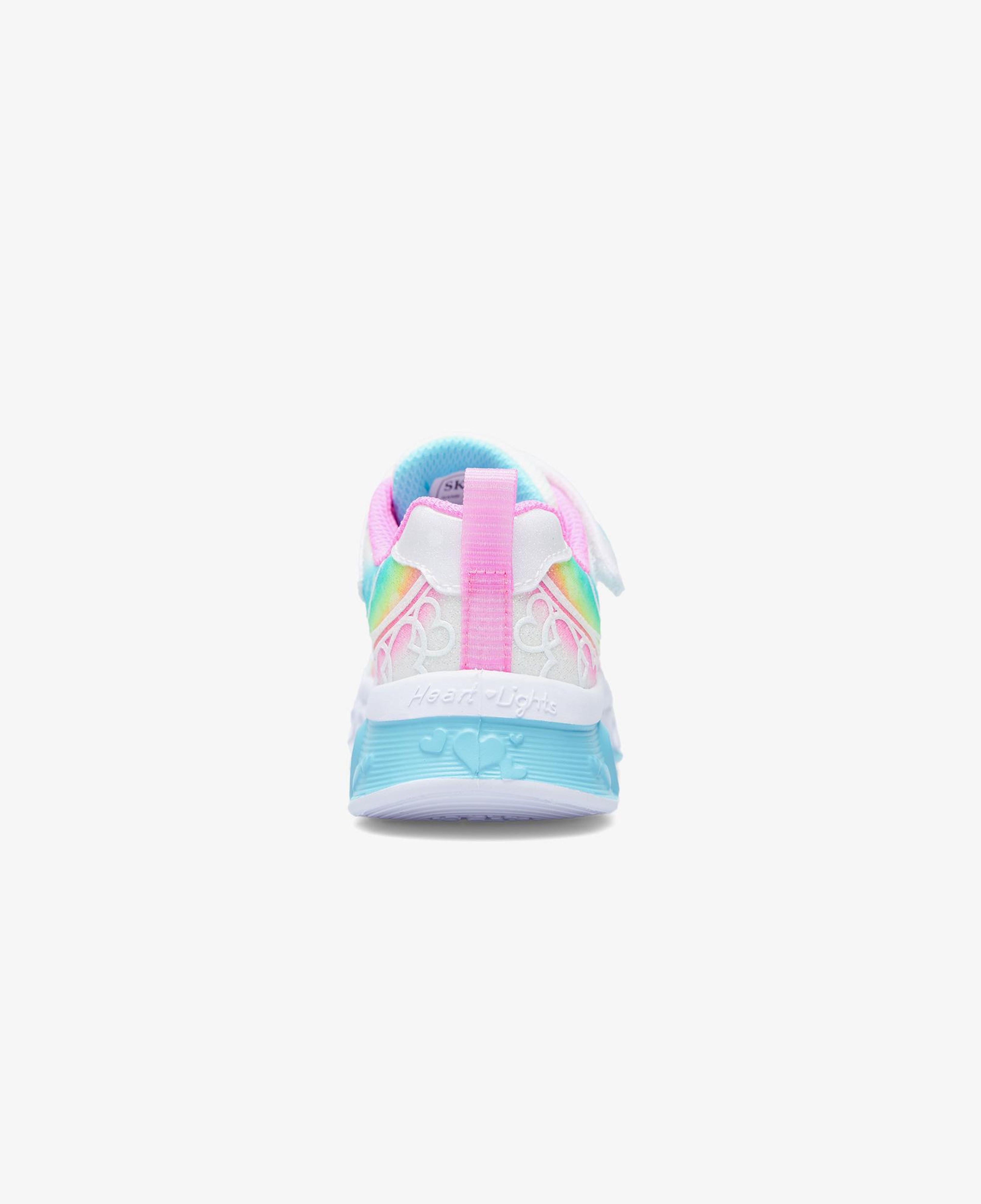 Skechers Flutter Heart Lights Groovy Swirl Çocuk Beyaz Spor Ayakkabı