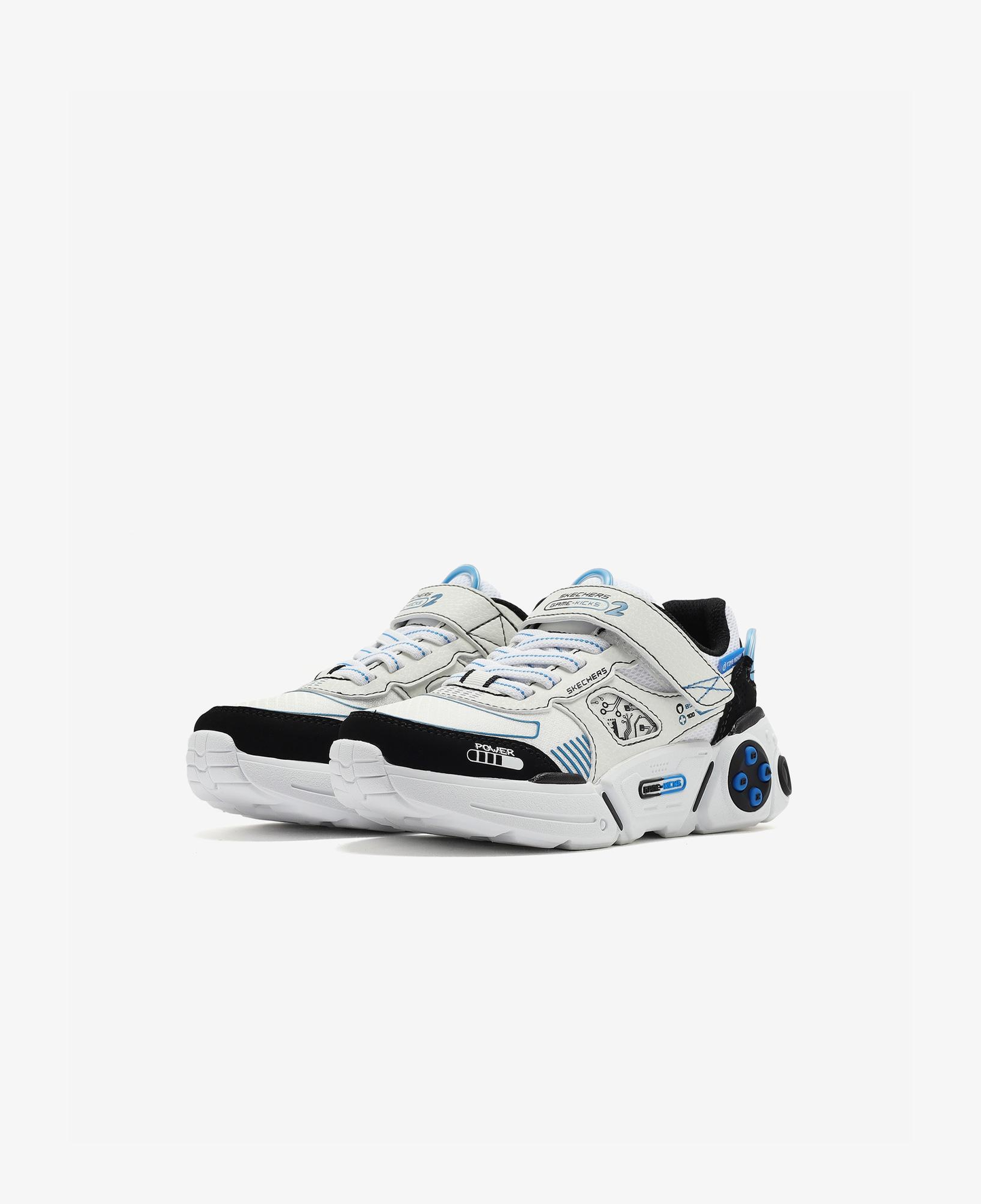 Skechers Game Kicks Gametronix 2.0 Çocuk Beyaz Spor Ayakkabı