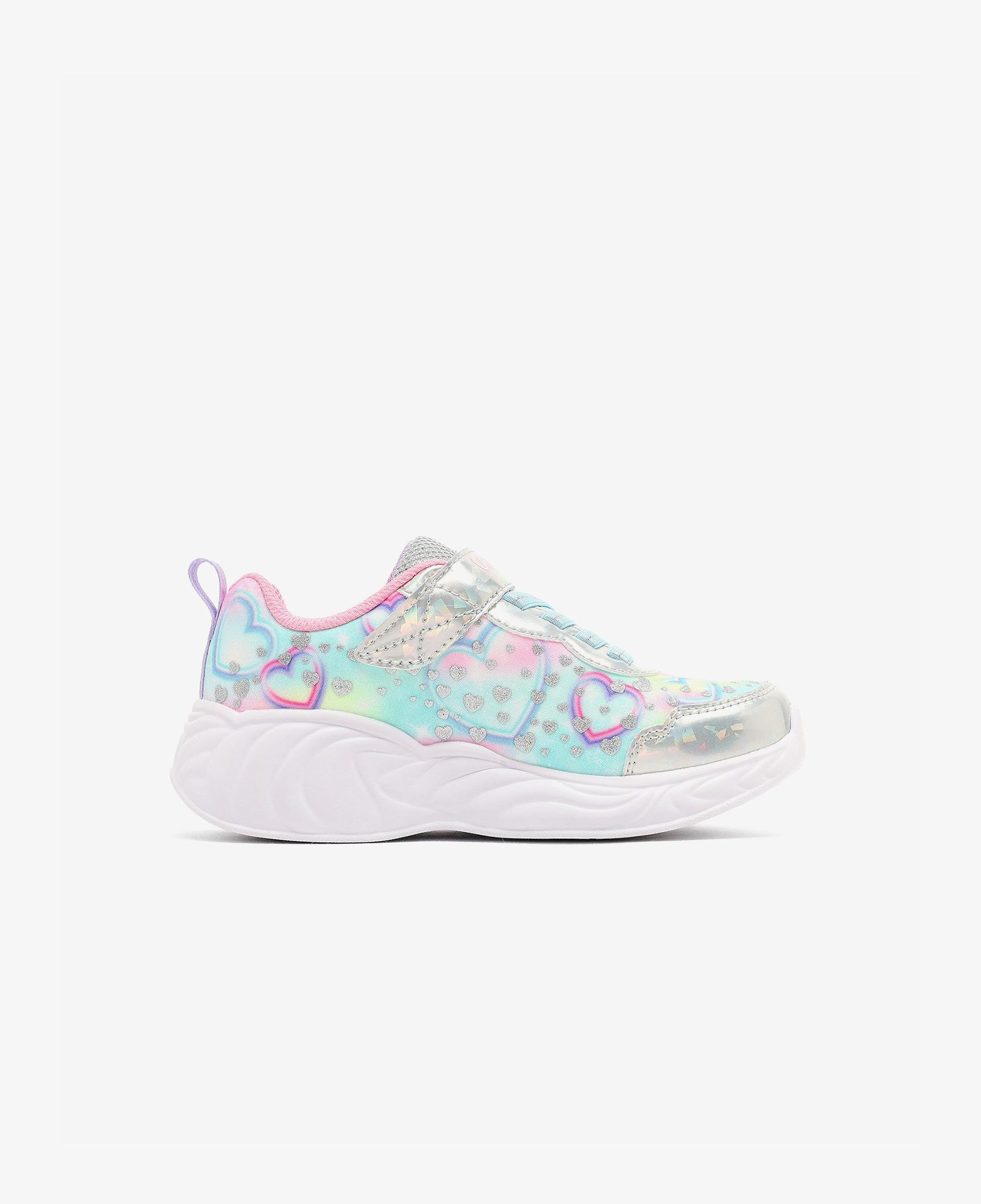 Skechers Unicorn Dreams Heart Sparkles Çocuk Gümüş Spor Ayakkabı