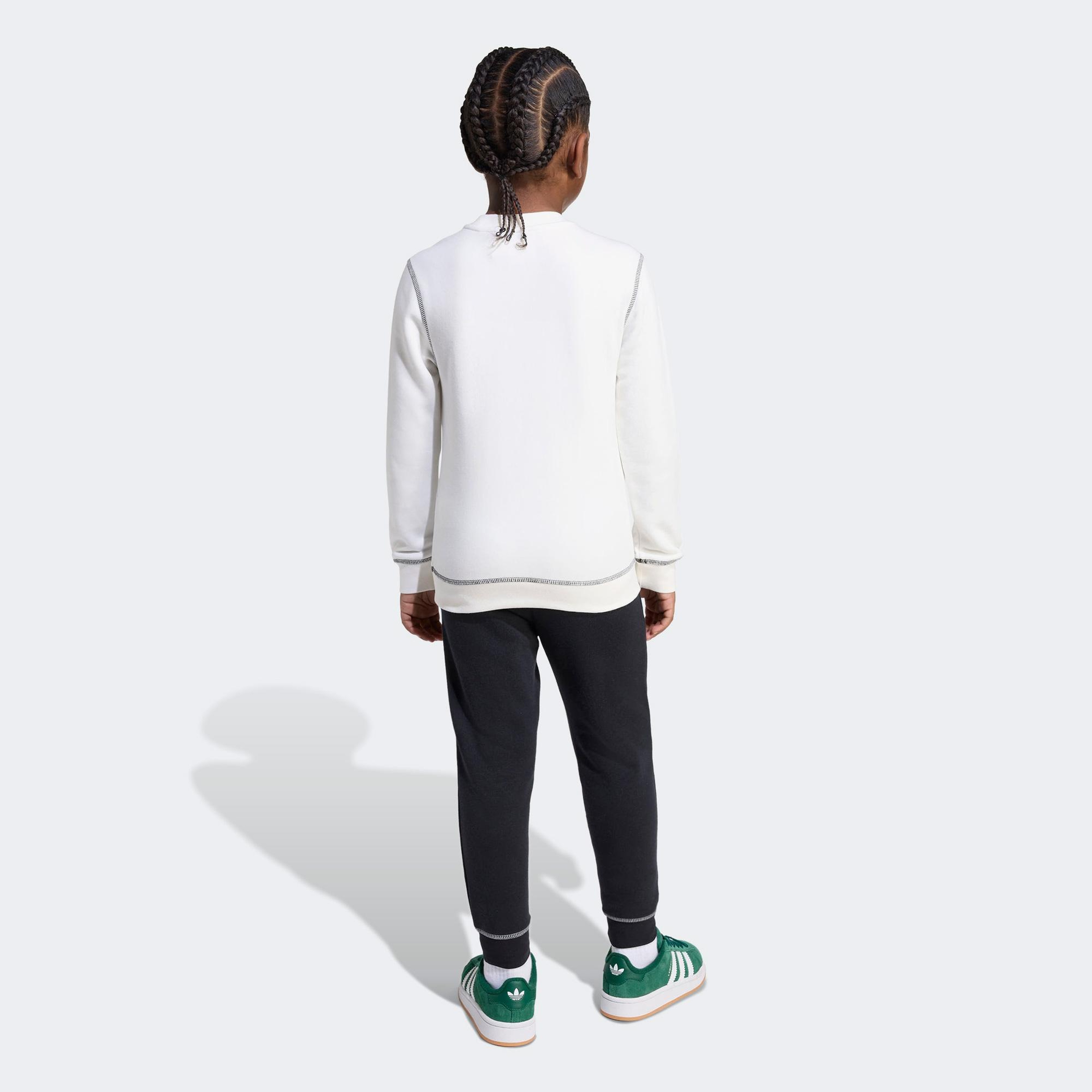 adidas Cre Set Çocuk Beyaz Eşofman Takımı
