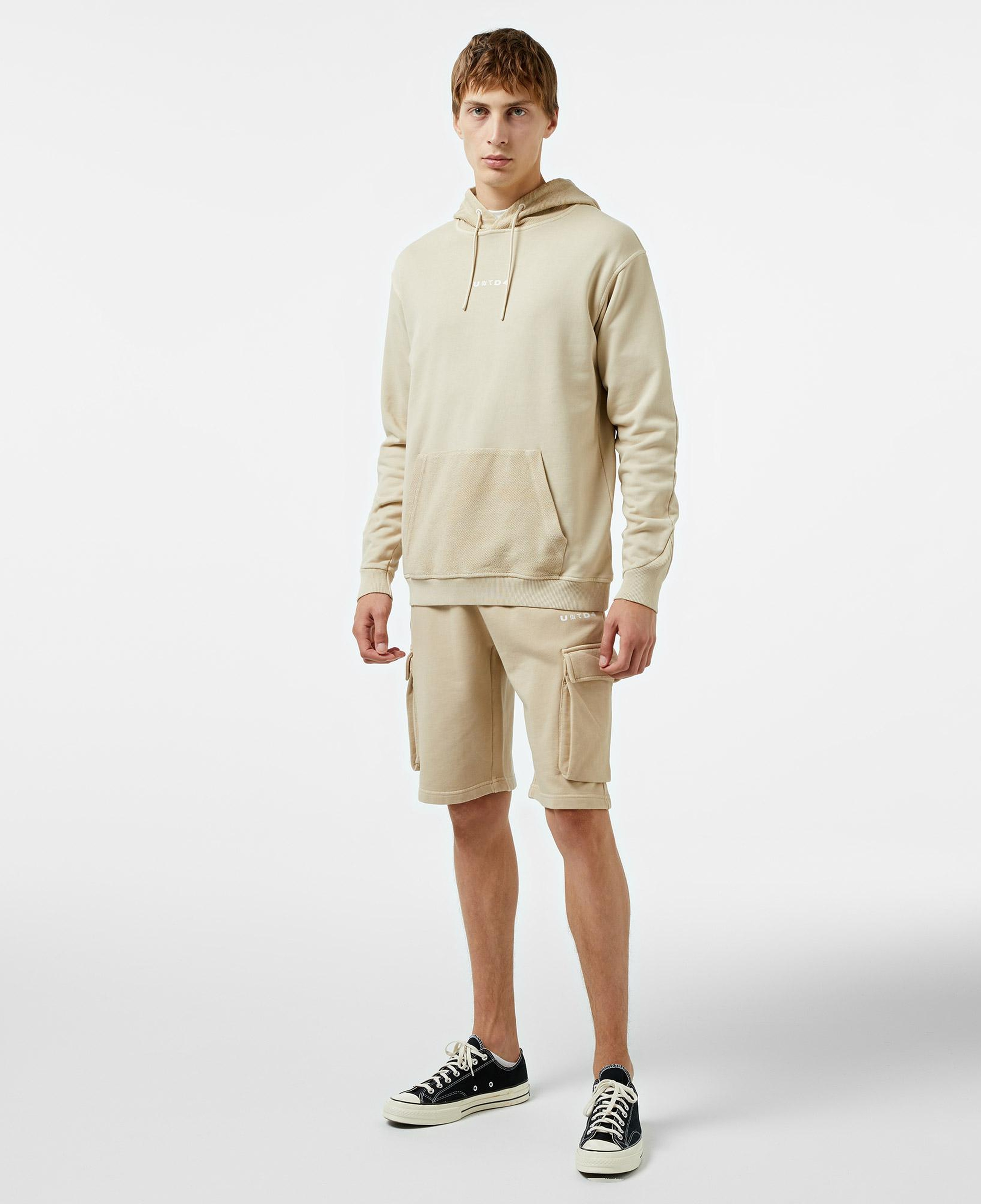 UNITED4 Erkek Krem Sweatshirt