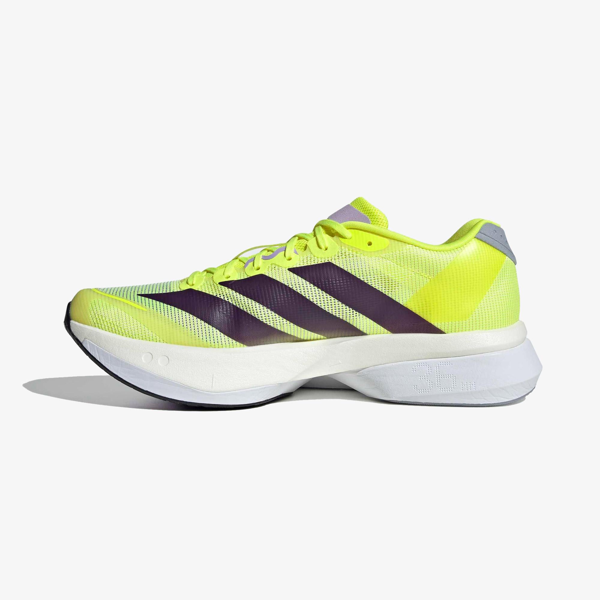 adidas Adizero Boston 13 Erkek Sarı Koşu Ayakkabısı