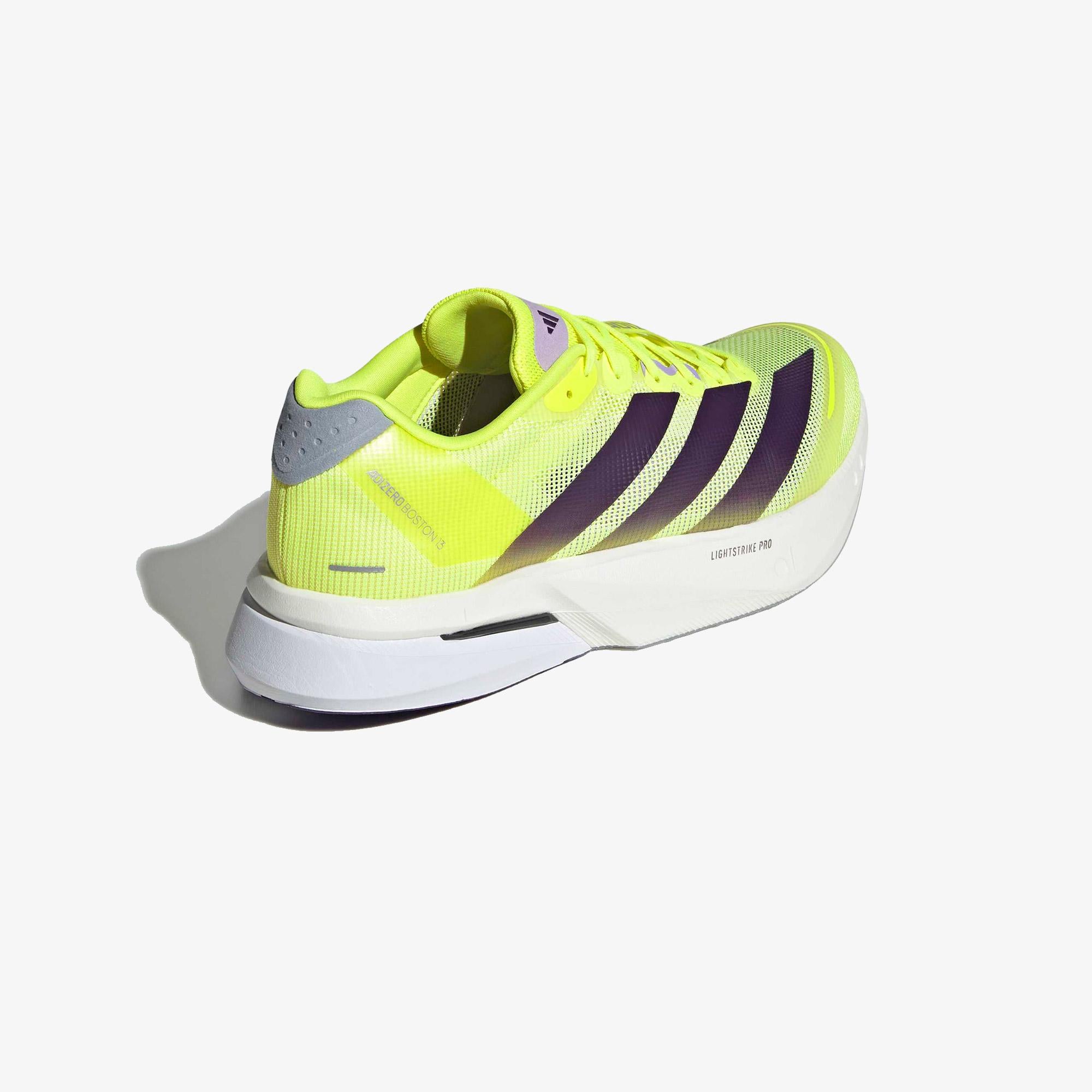 adidas Adizero Boston 13 Erkek Sarı Koşu Ayakkabısı
