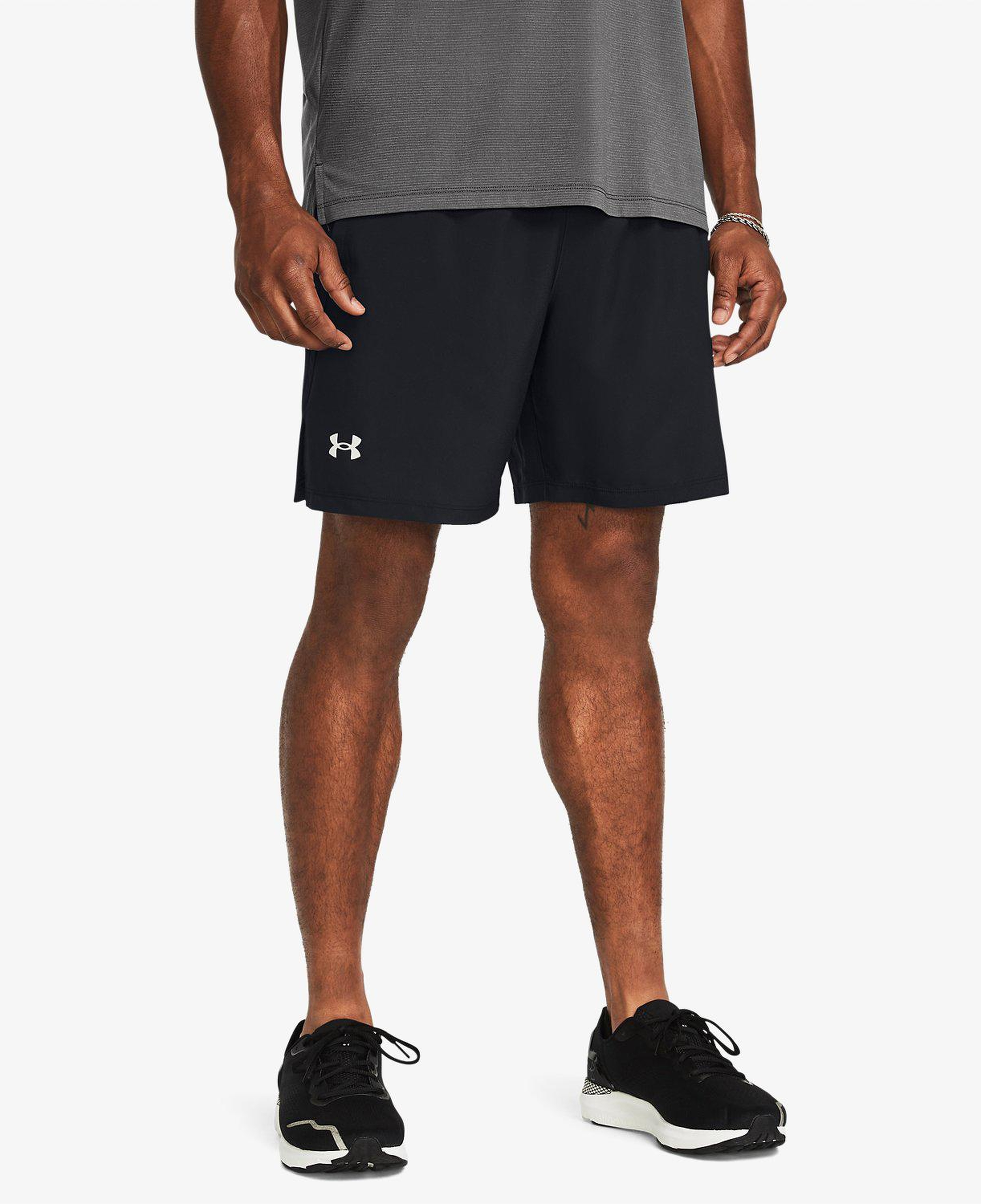 Under Armour Launch 7'' Erkek Siyah Koşu Şortu