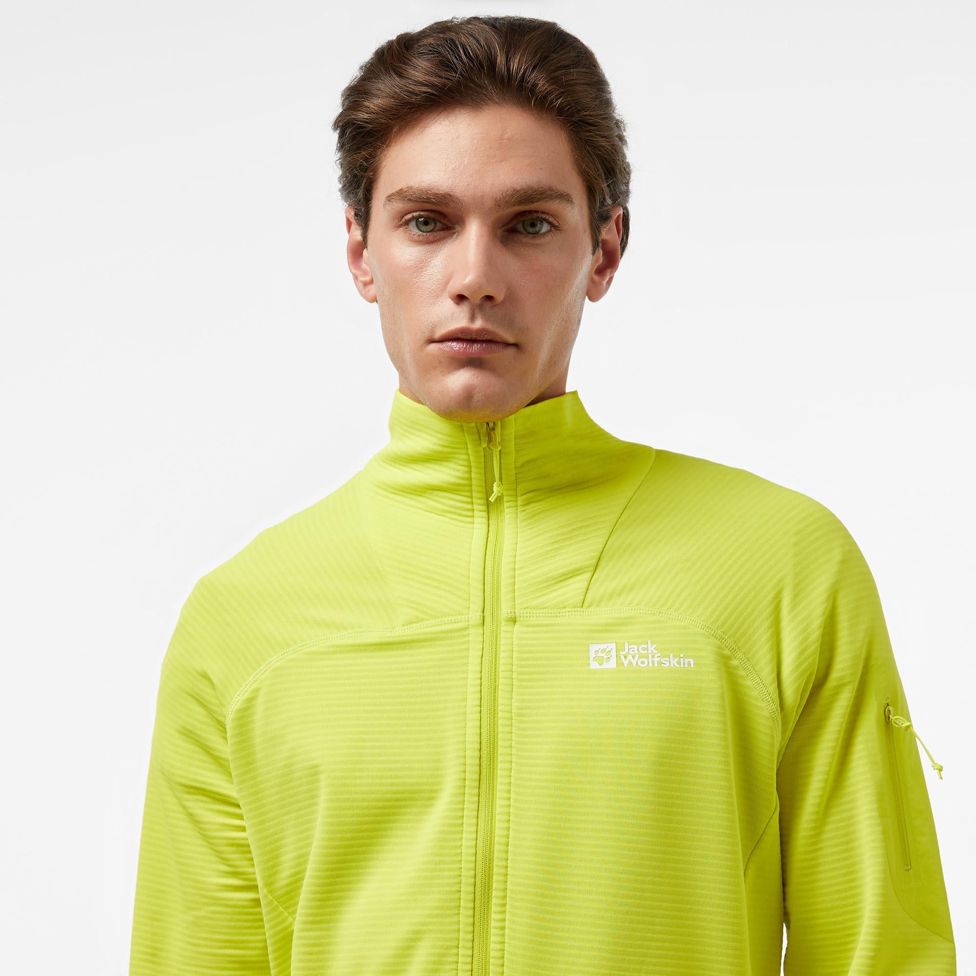 Jack Wolfskin Prelight Erkek Sarı Polar