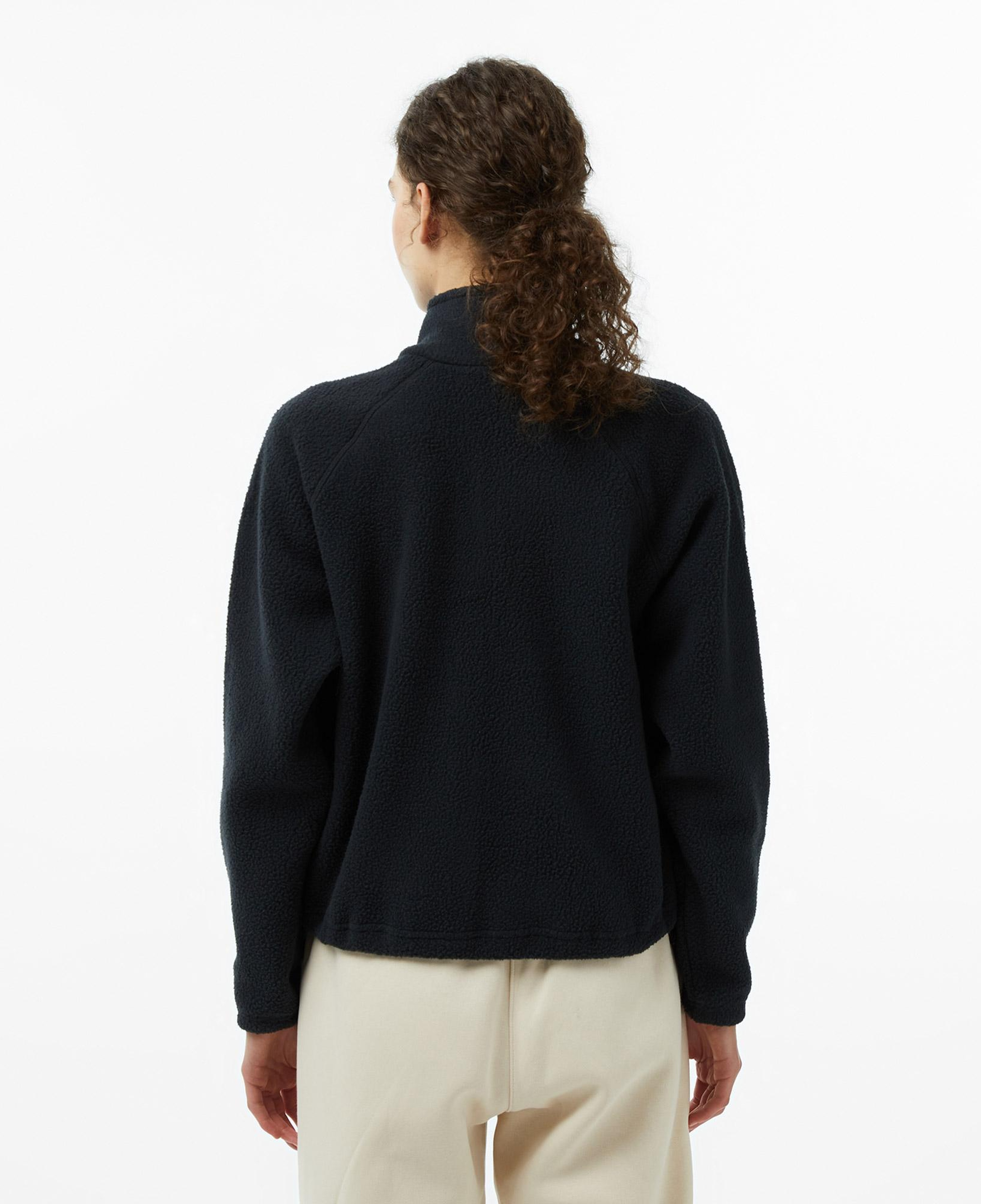 Columbia Jasper Ridge Pebbled Fleece Full Snap Kadın Siyah Outdoor Sweatshirt
