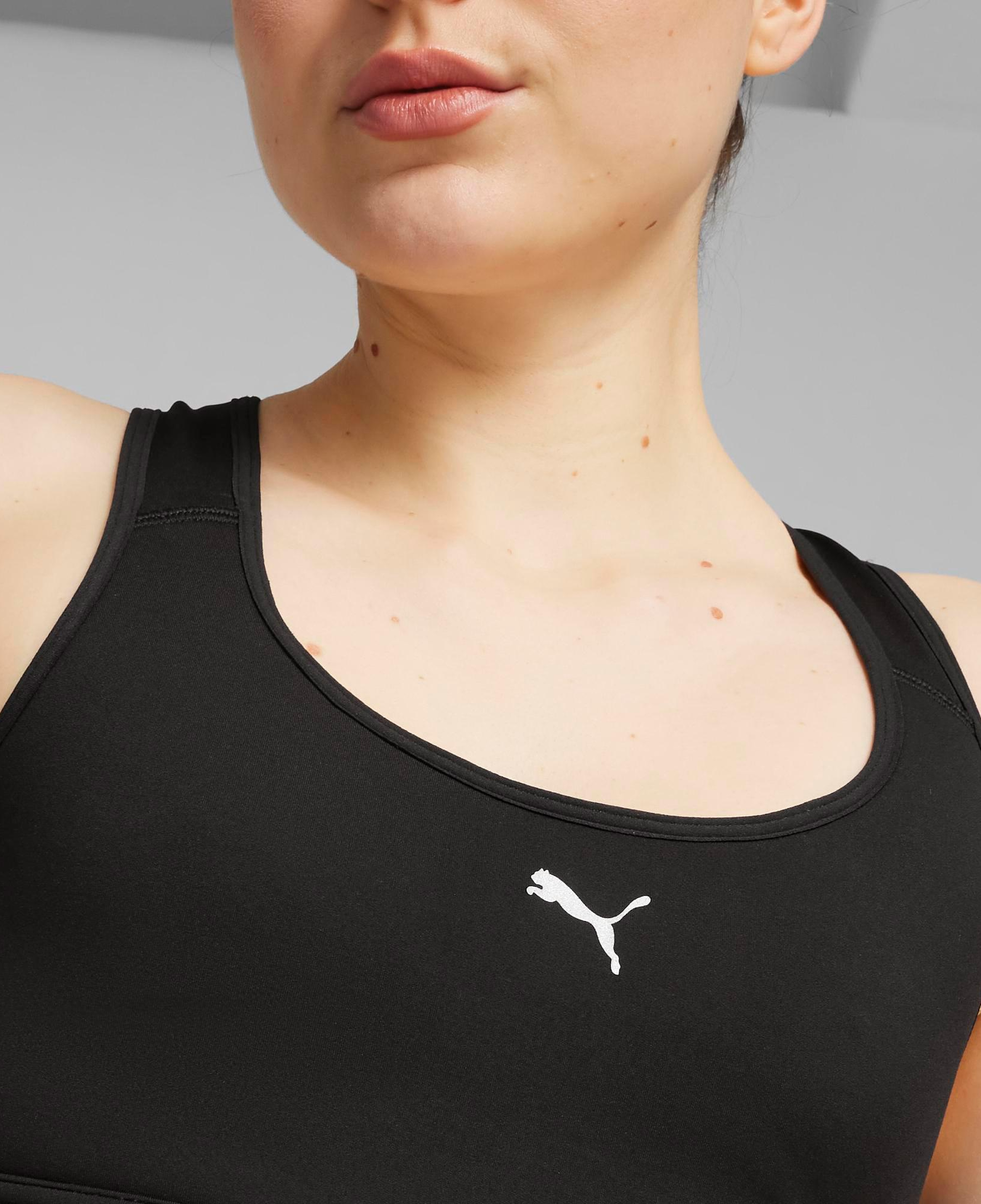 Puma 4Keeps Run Mid Kadın Siyah Bra