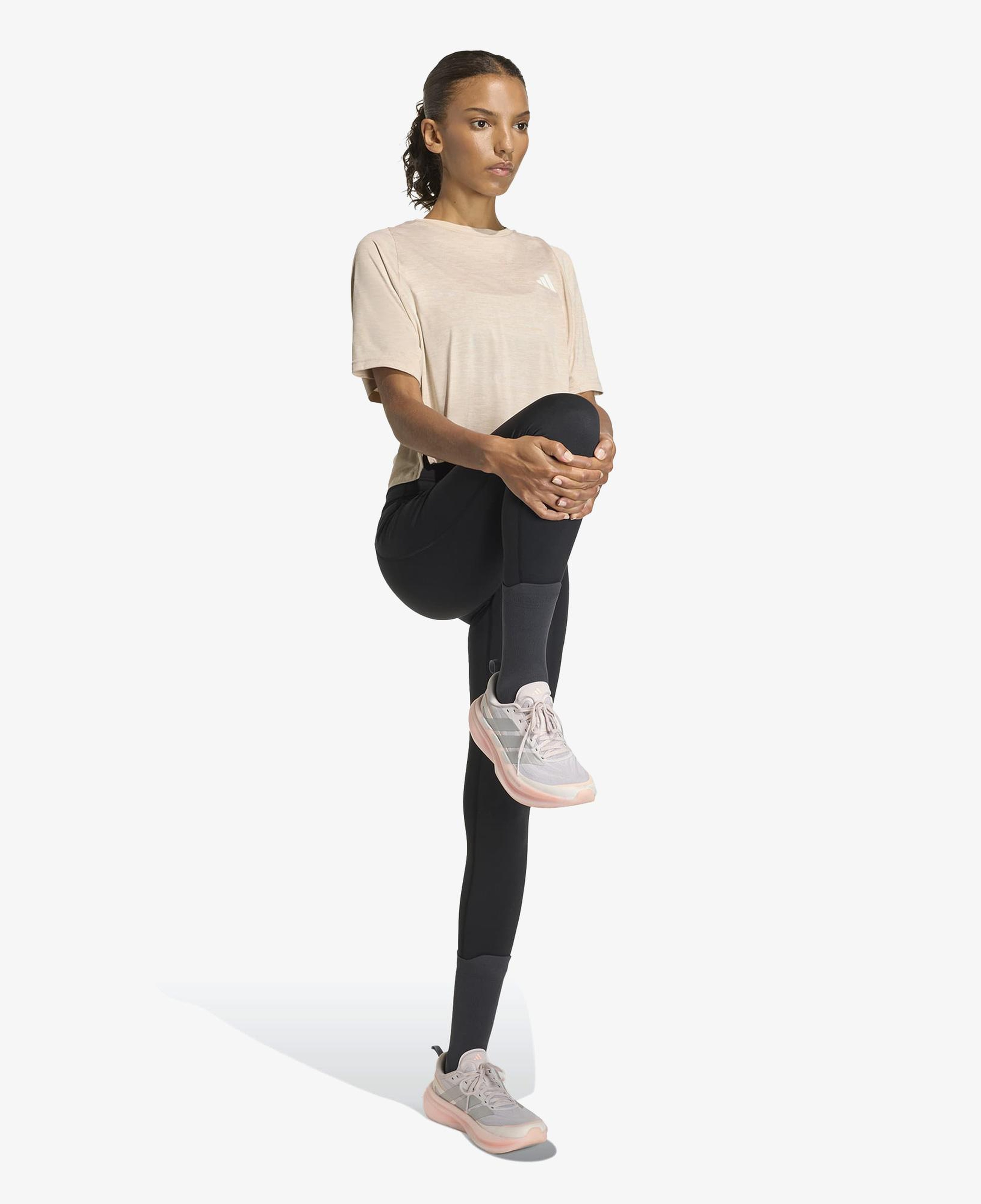 adidas Adi365 Soft Touch Kadın Bej Koşu T-Shirt