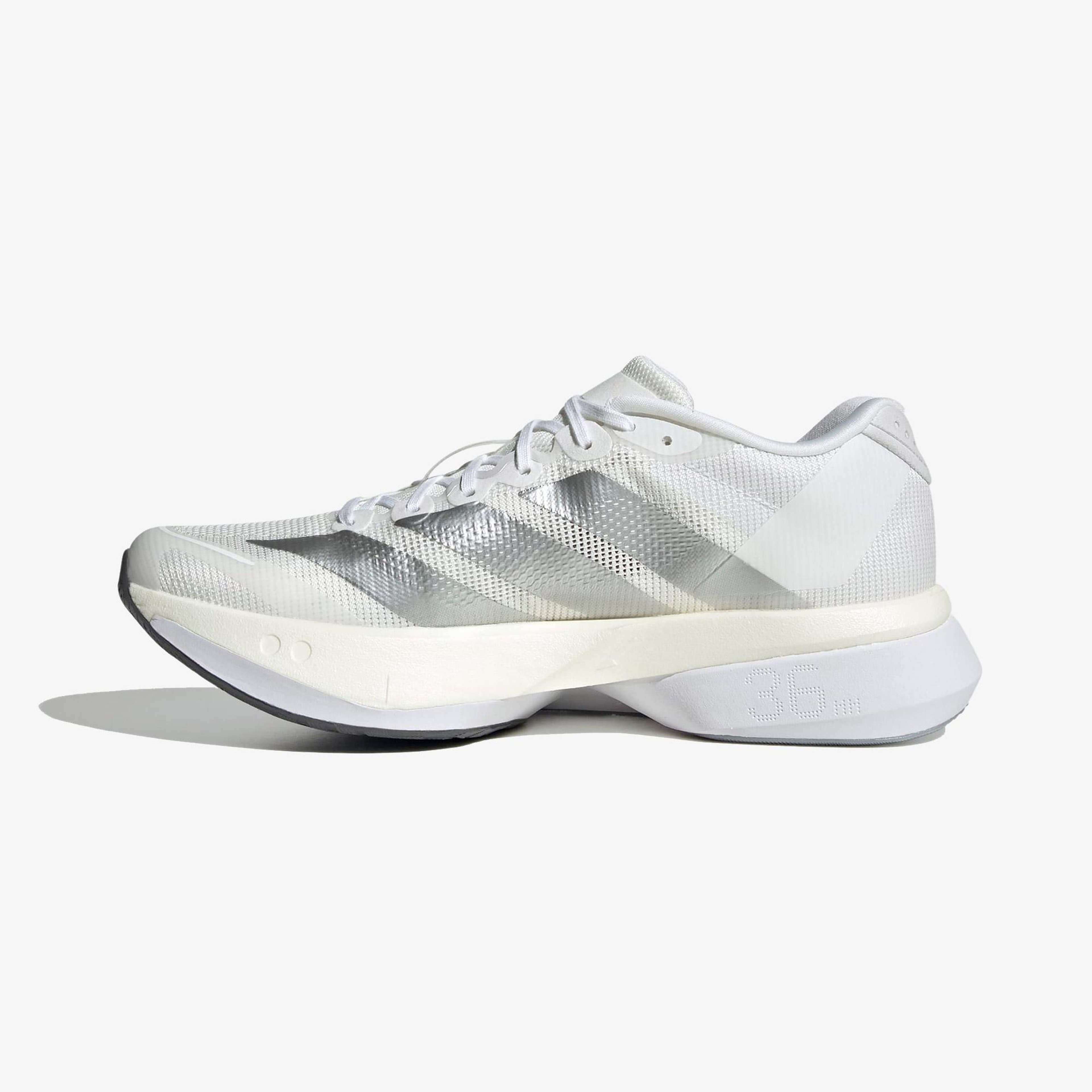 adidas Adizero Boston 13 Kadın Beyaz Koşu Ayakkabısı
