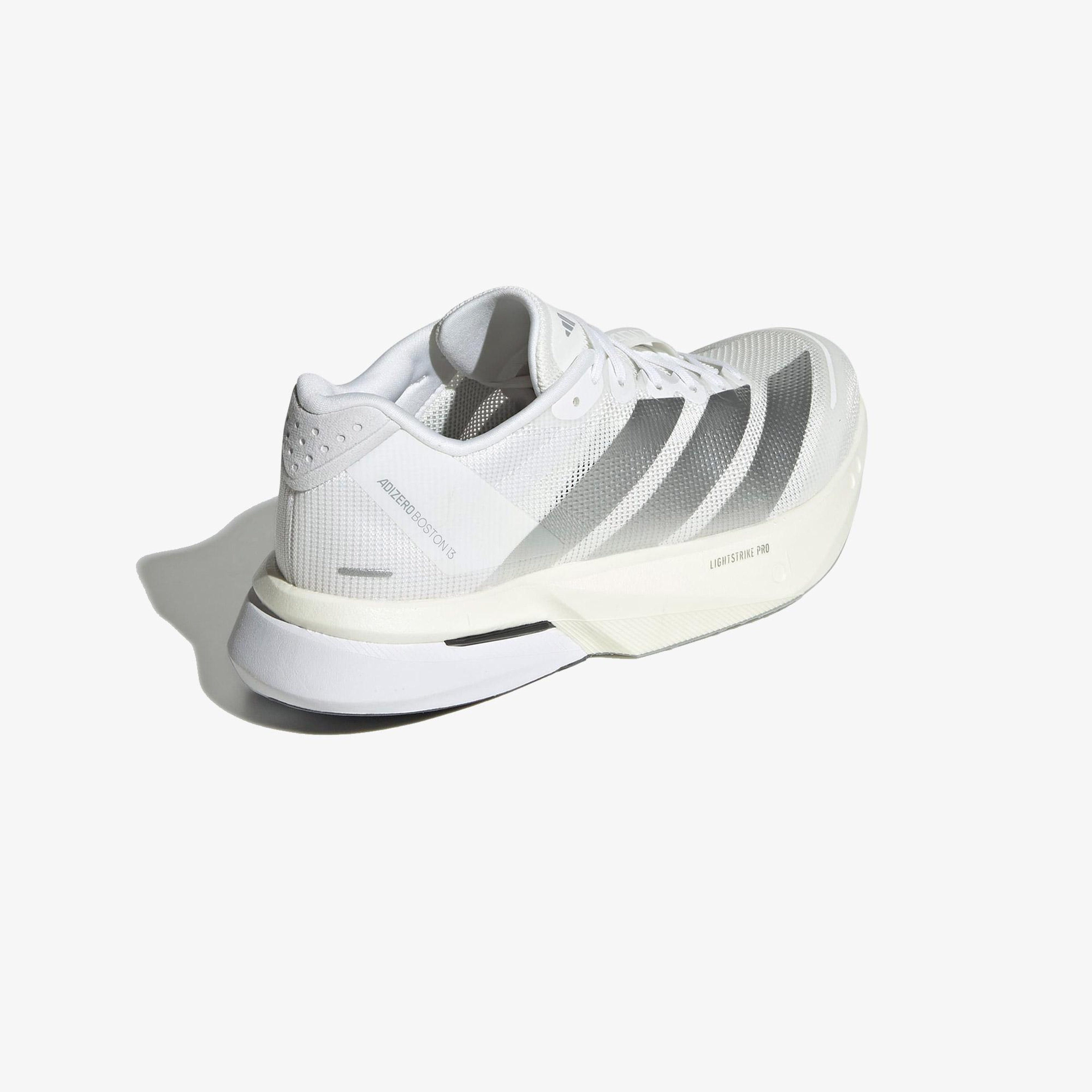 adidas Adizero Boston 13 Kadın Beyaz Koşu Ayakkabısı