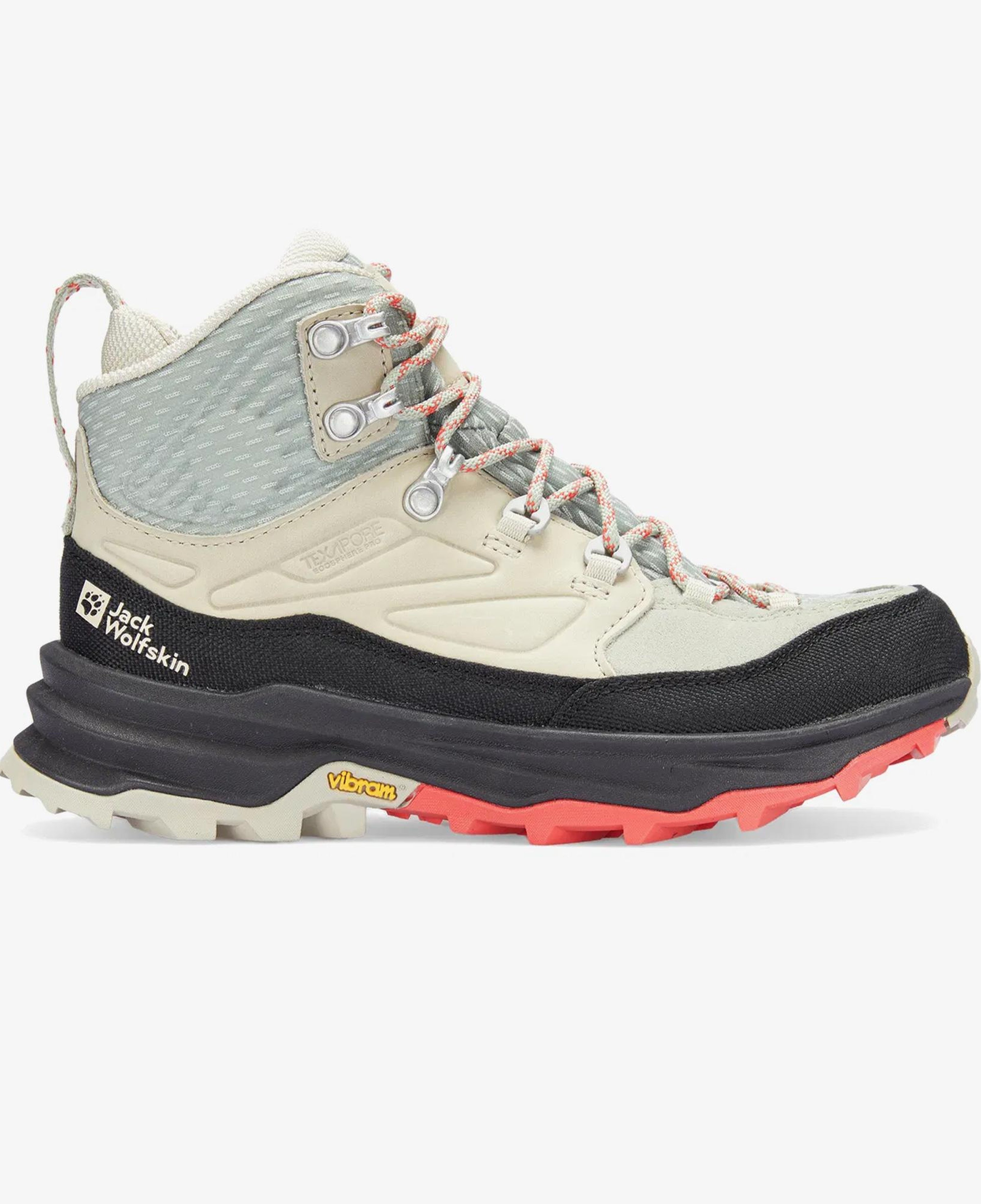 Jack Wolfskin Cyrox Texapore Mid Kadın Yeşil Outdoor Bot
