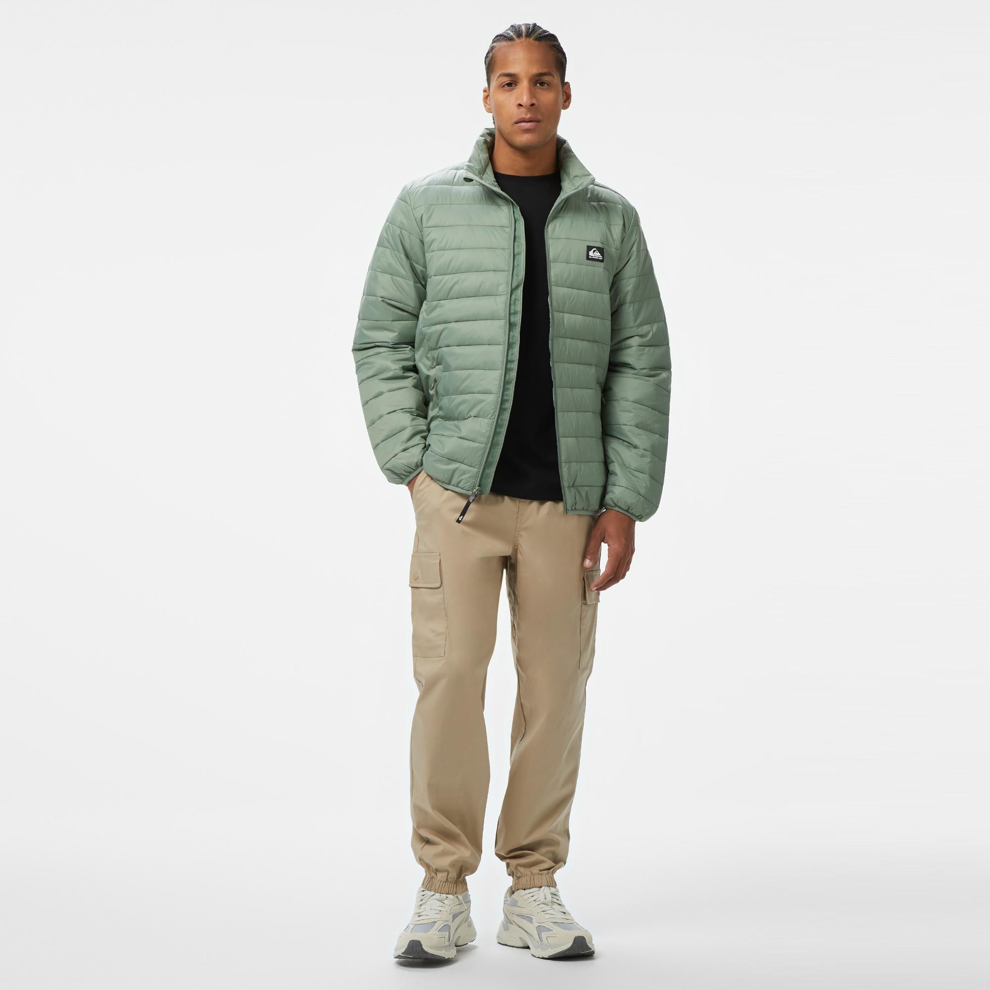 Quiksilver Scaly Insulator Erkek Yeşil Mont