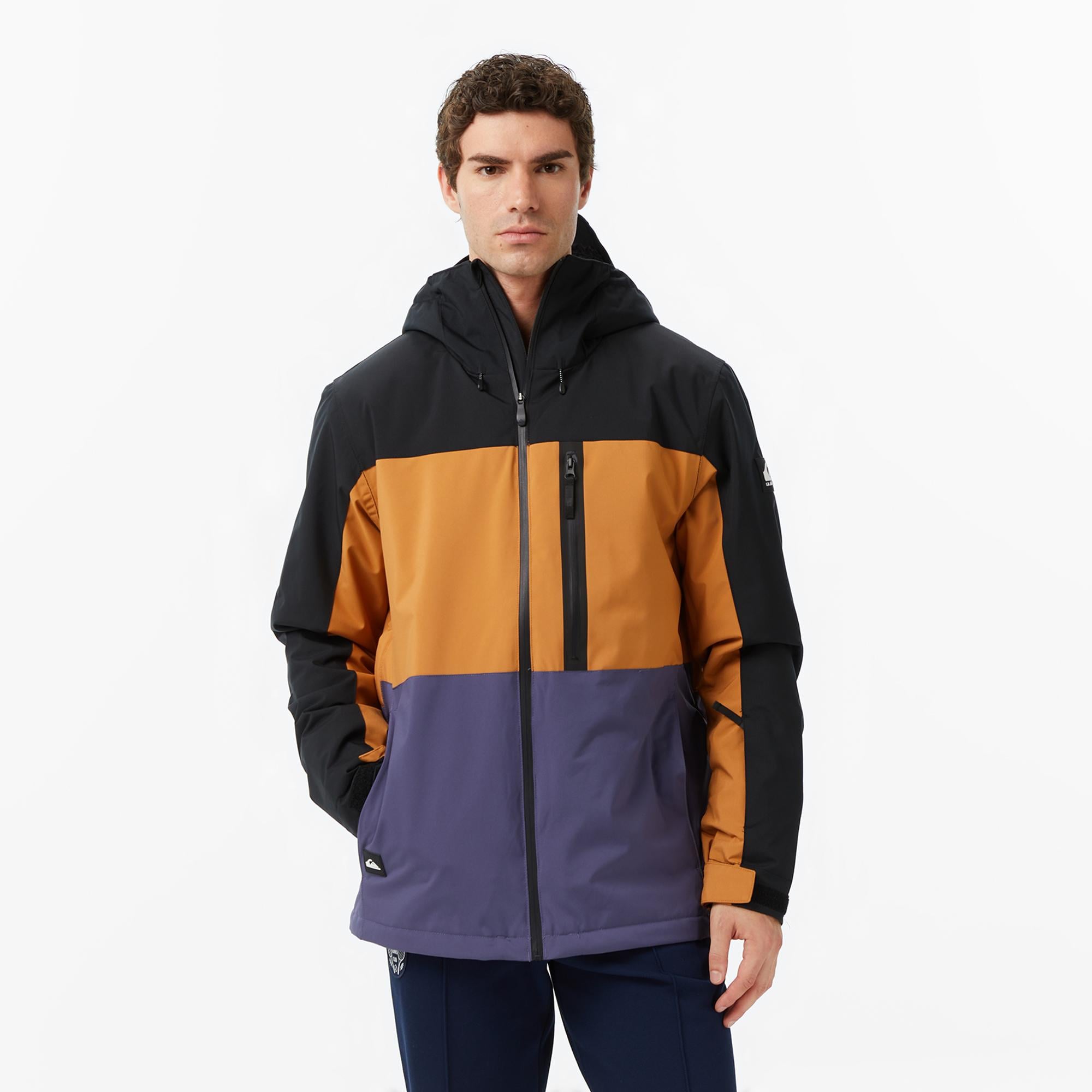 Quiksilver Sycamore Block 20K Erkek Turuncu Kayak Montu