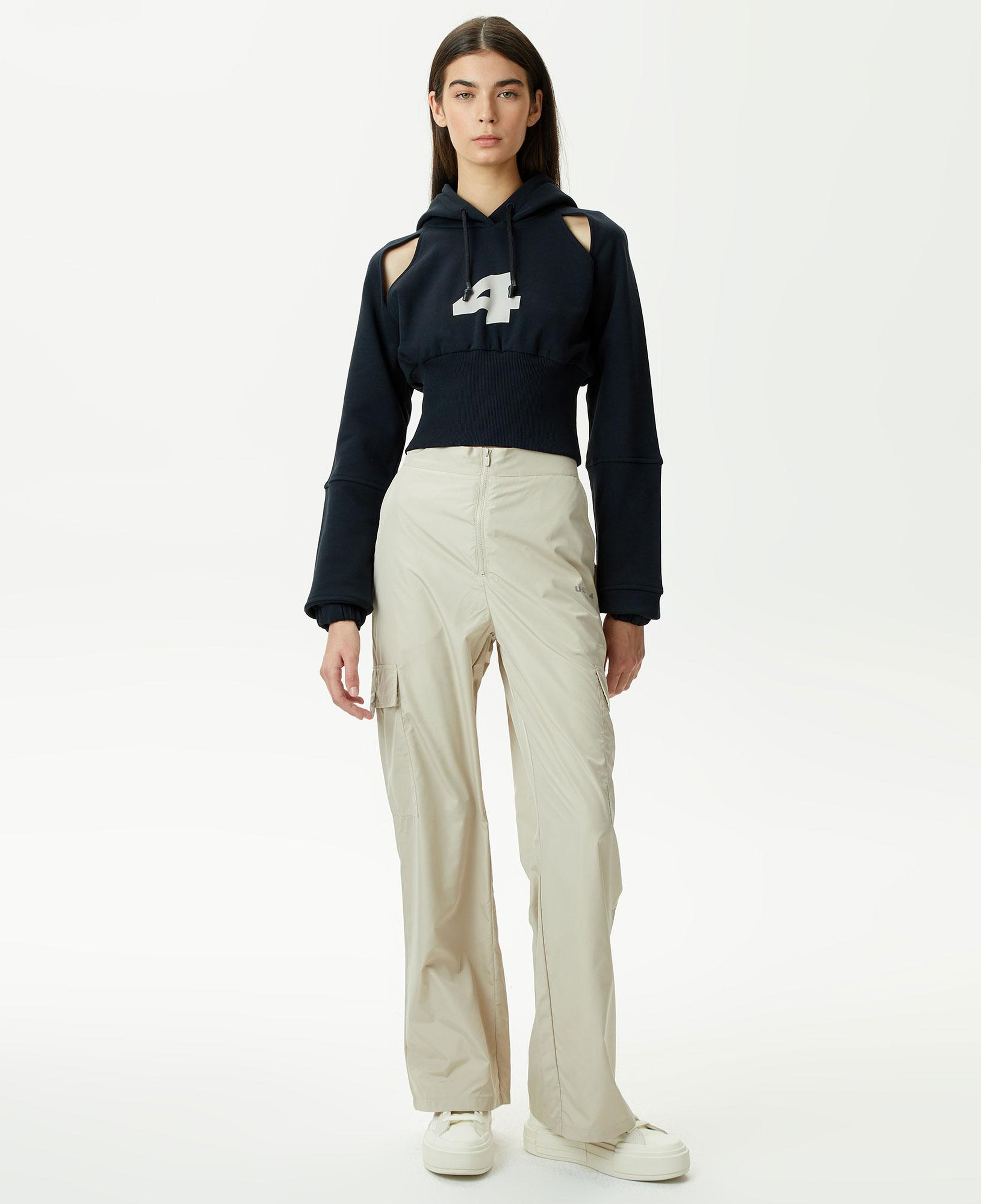 UNITED4 Kadın Siyah Sweatshirt