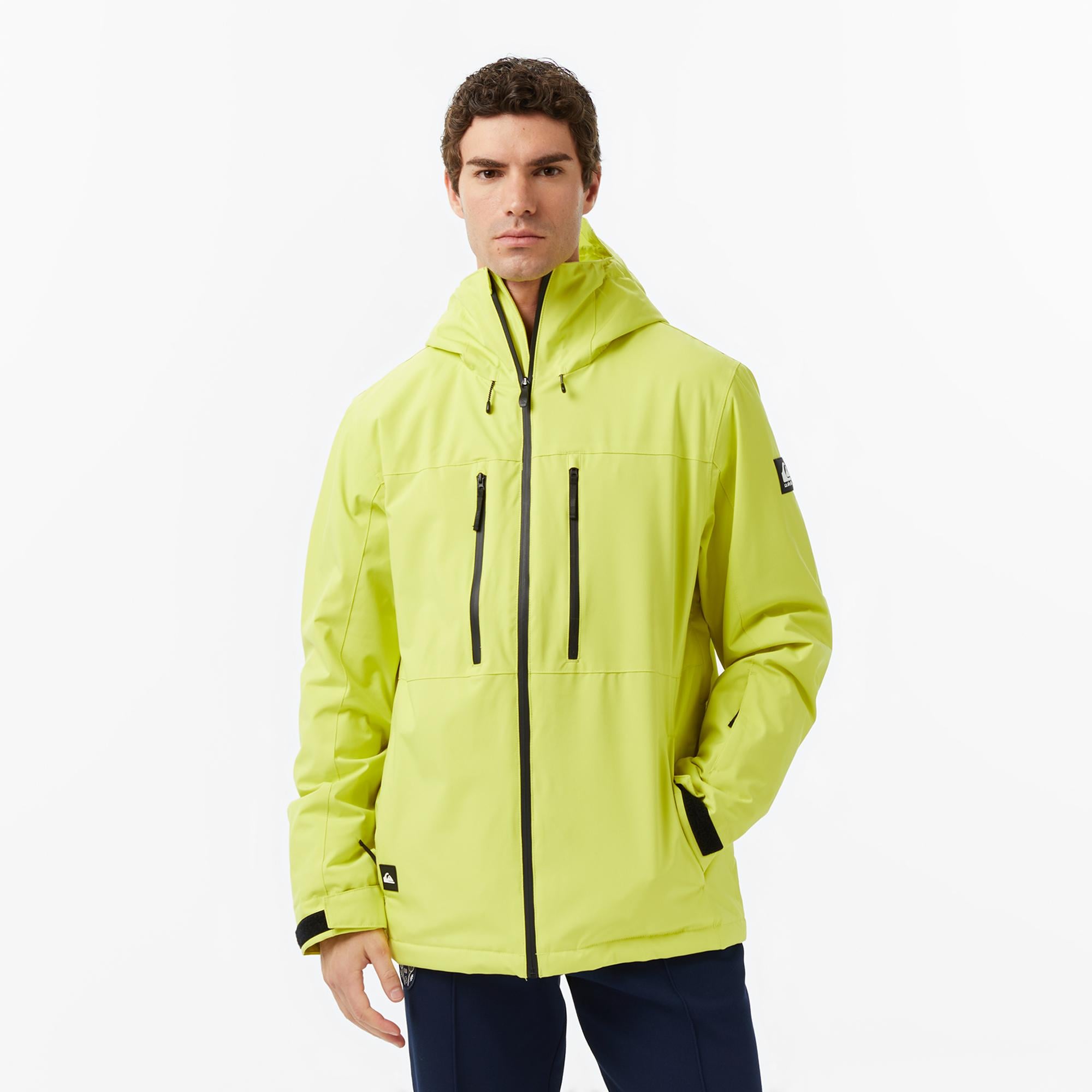 Quiksilver Sycamore Solid 20K Erkek Sarı Kayak Montu