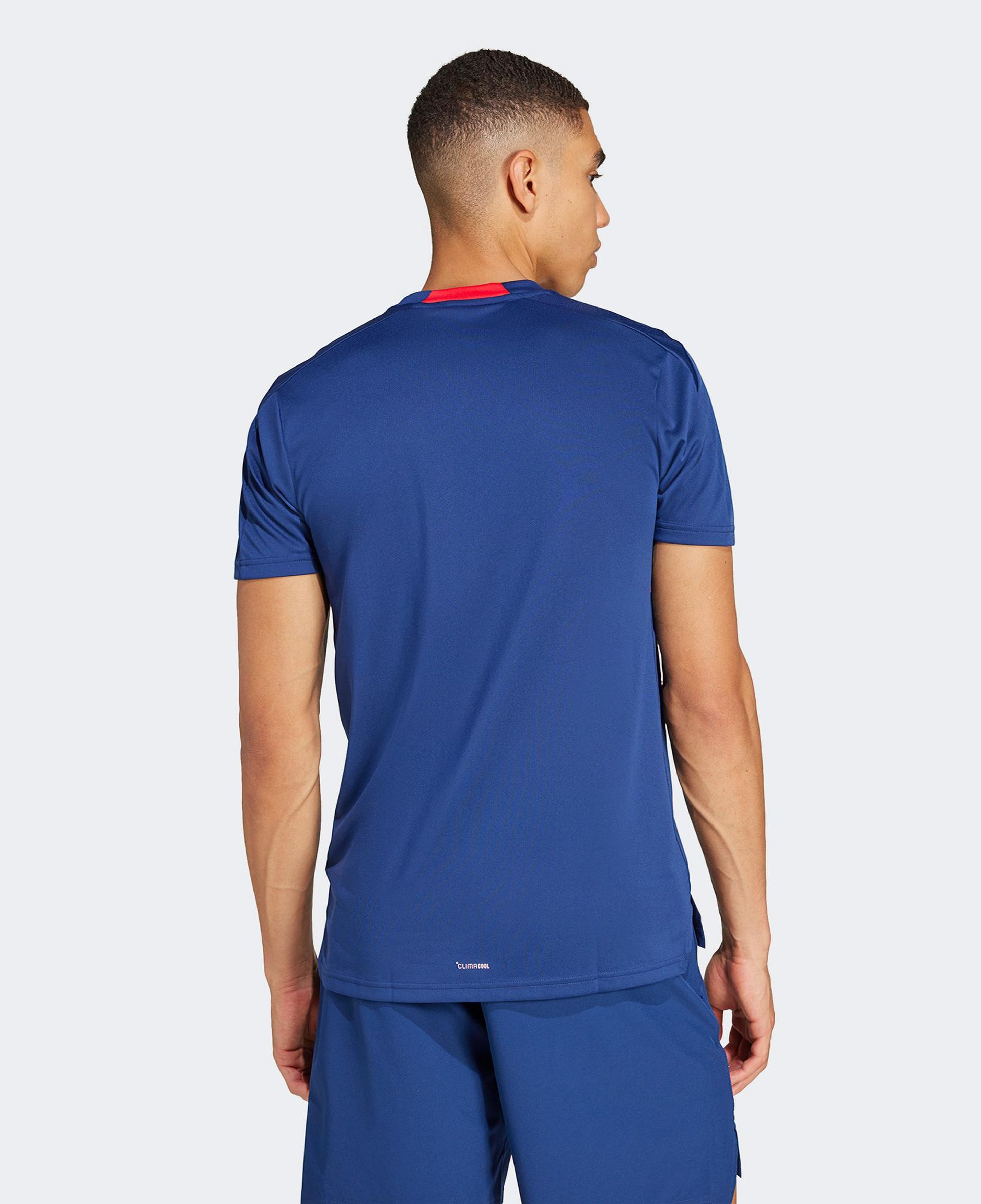 adidas Designed For Legacy Erkek Mavi Antrenman T-Shirt