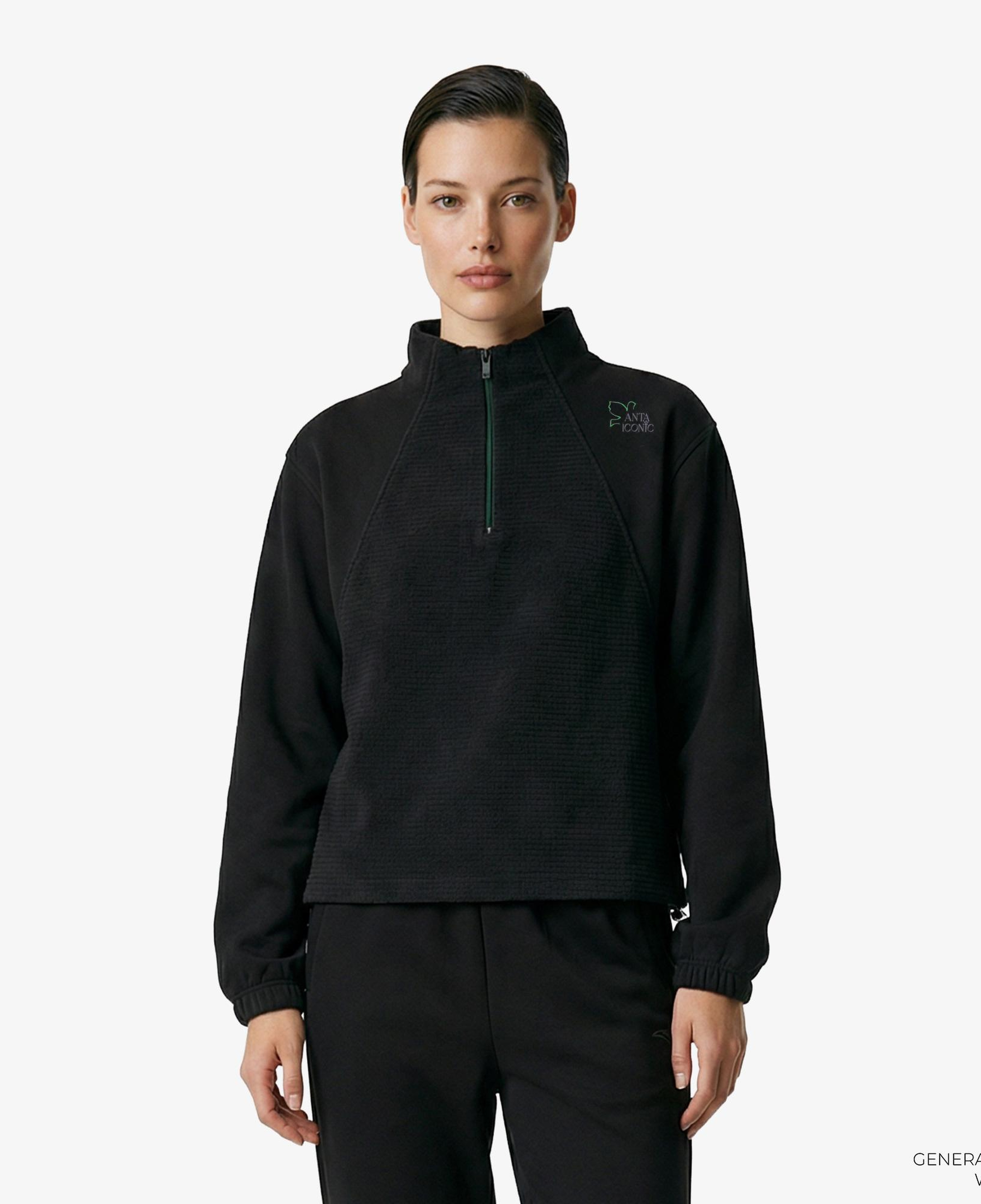 Anta Fearless Trip Kadın Siyah Sweatshirt