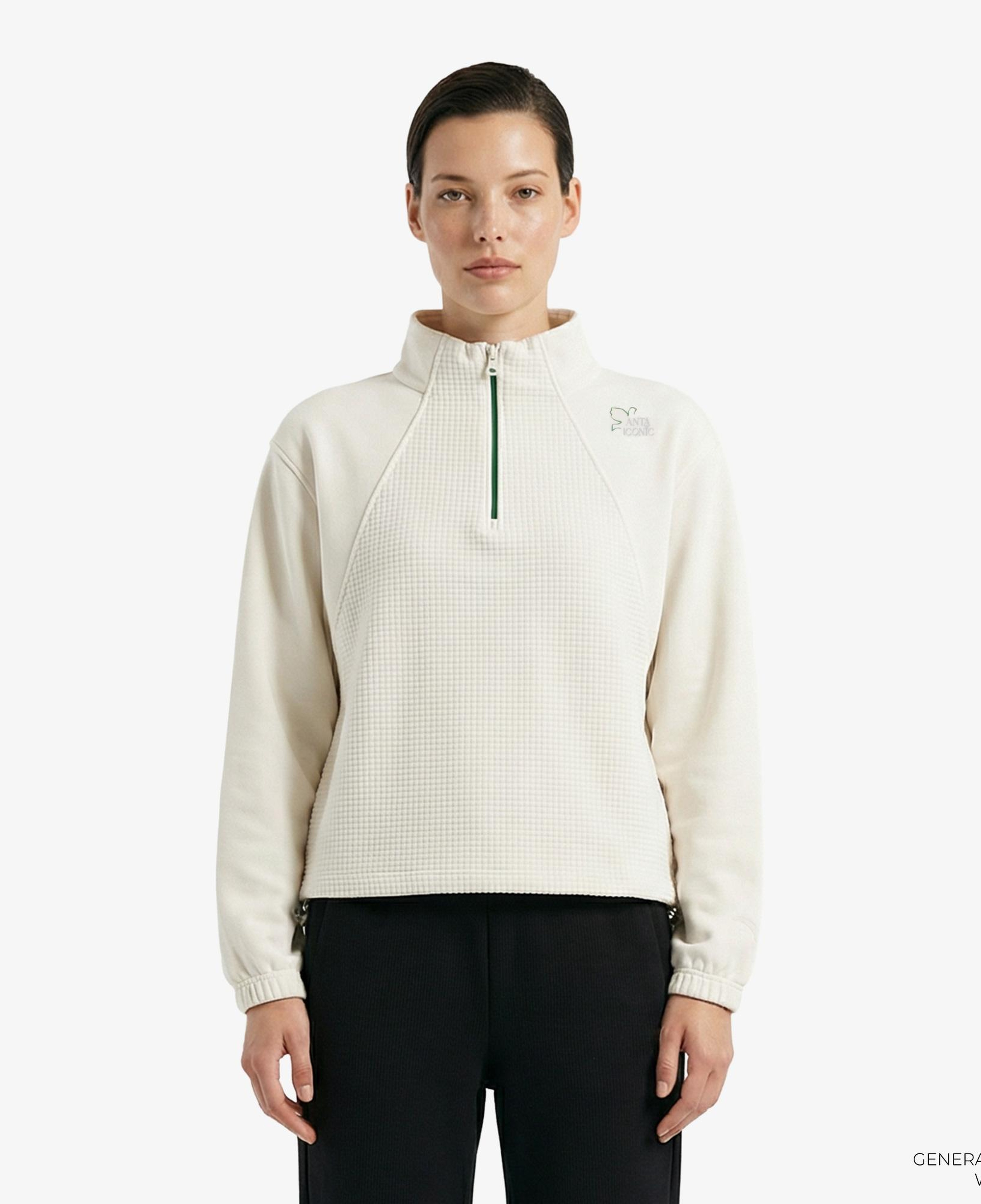 Anta Fearless Trip Kadın Krem Sweatshirt