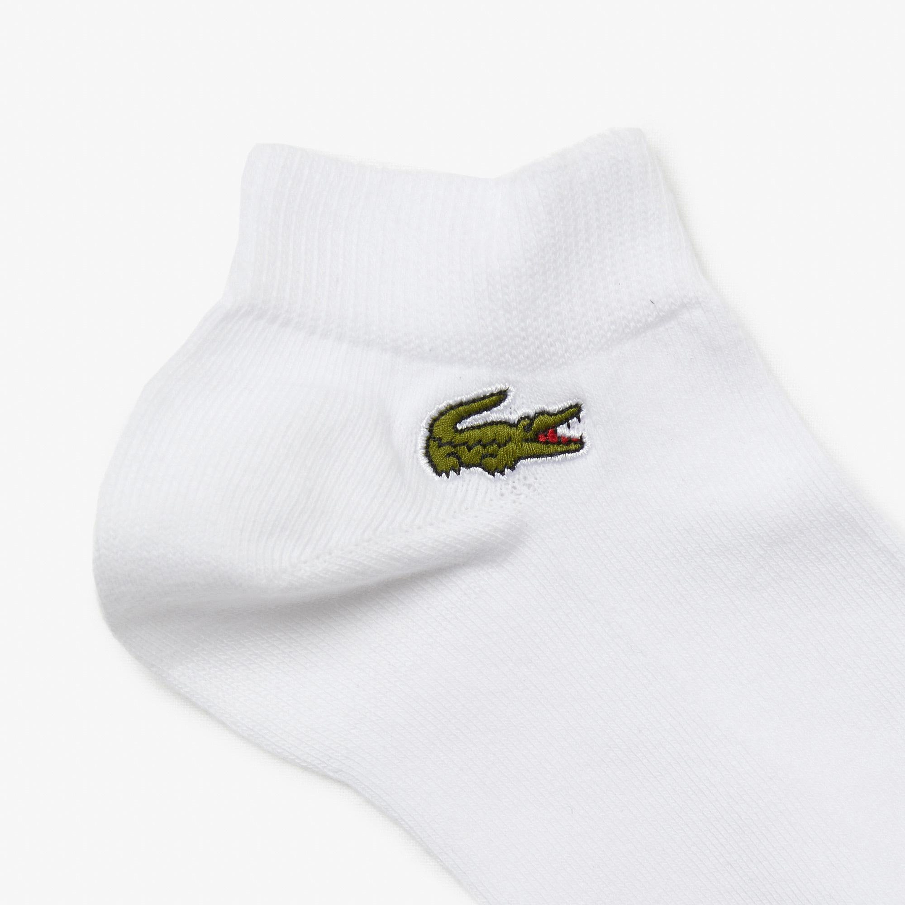 Unisex 3'lü Beyaz Çorap