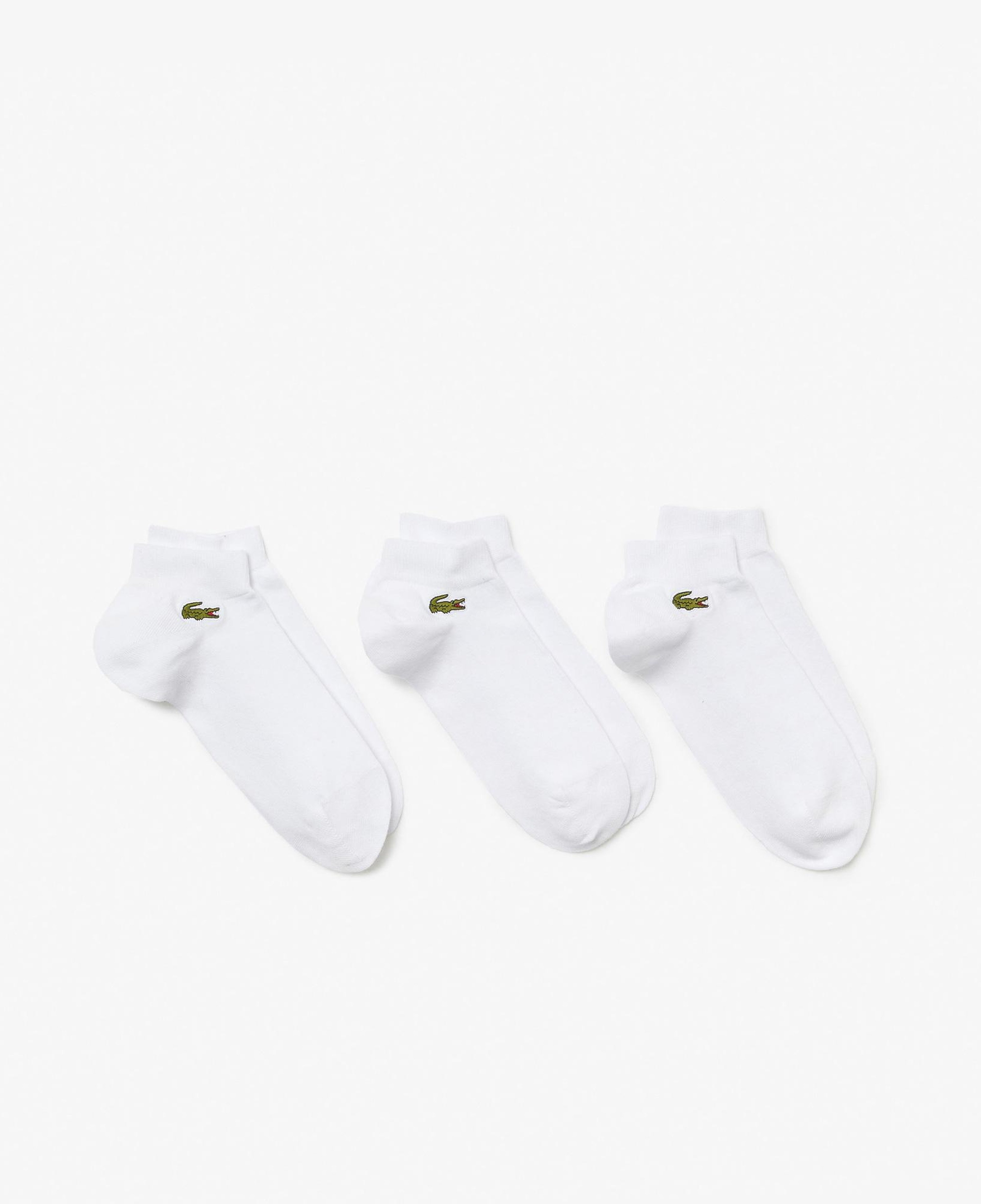 Unisex 3'lü Beyaz Çorap