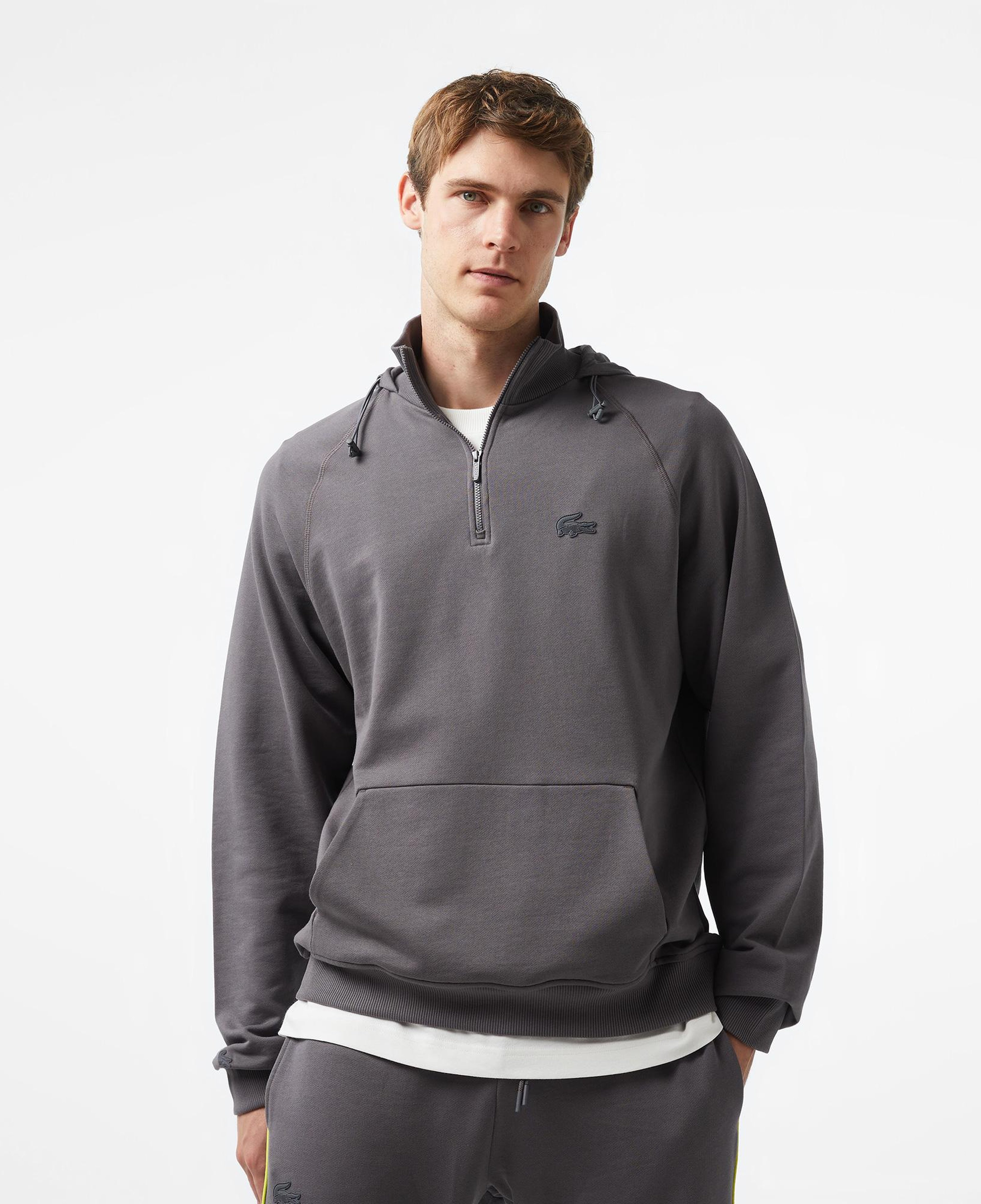 Lacoste x House of SuperStep Erkek Siyah Hoodie