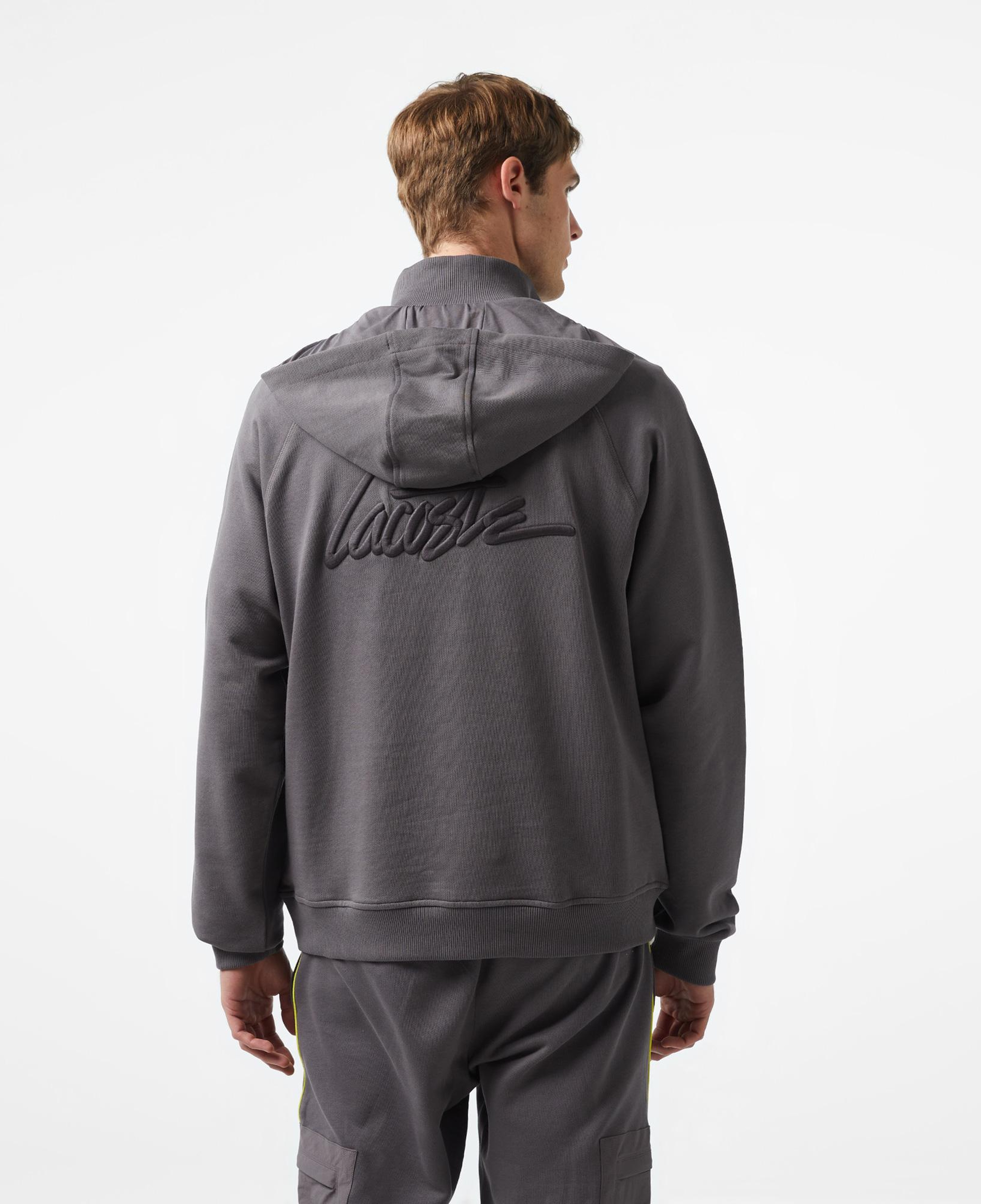 Lacoste x House of SuperStep Erkek Siyah Hoodie
