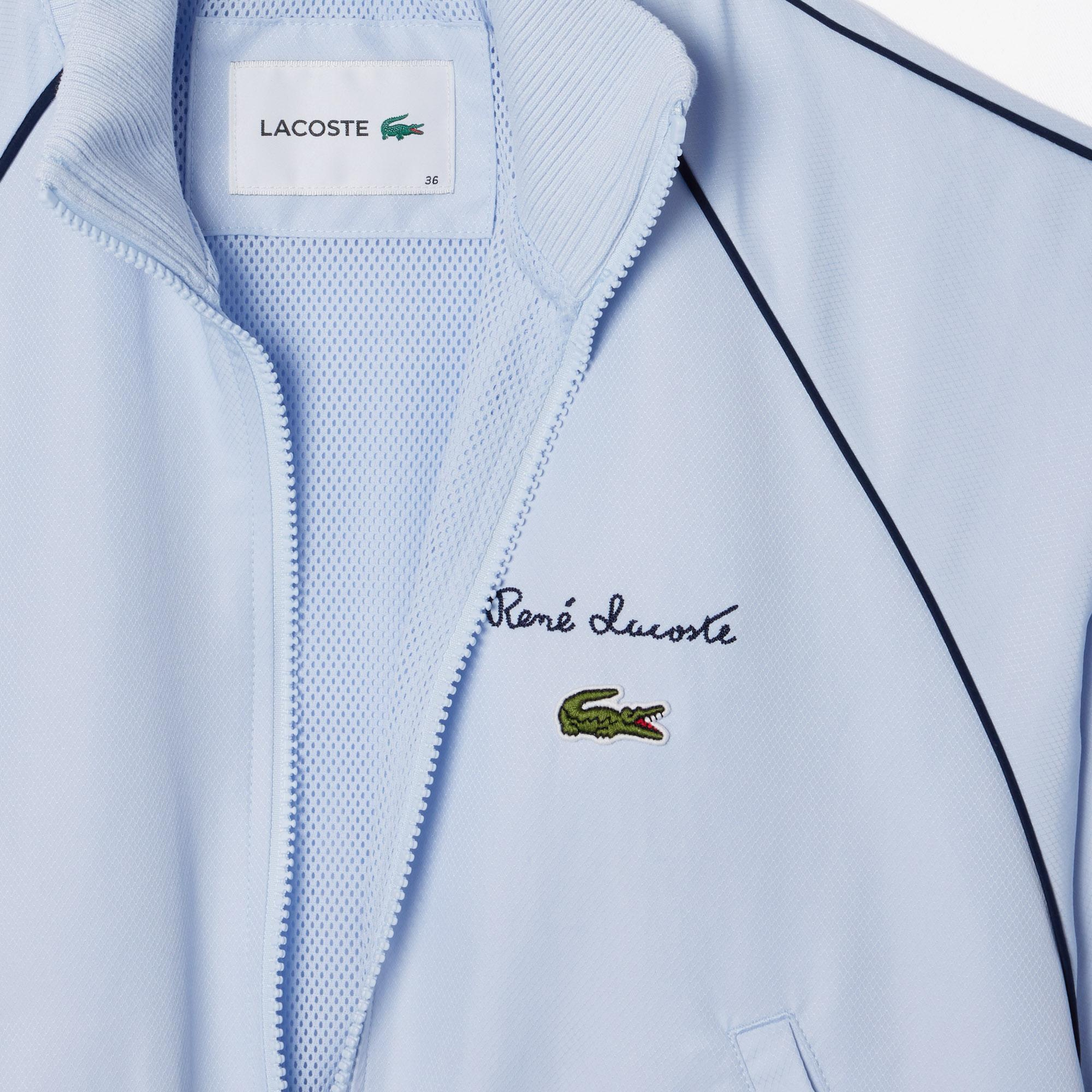 Lacoste Relaxed Fit Diamond Taffeta Track Jacket