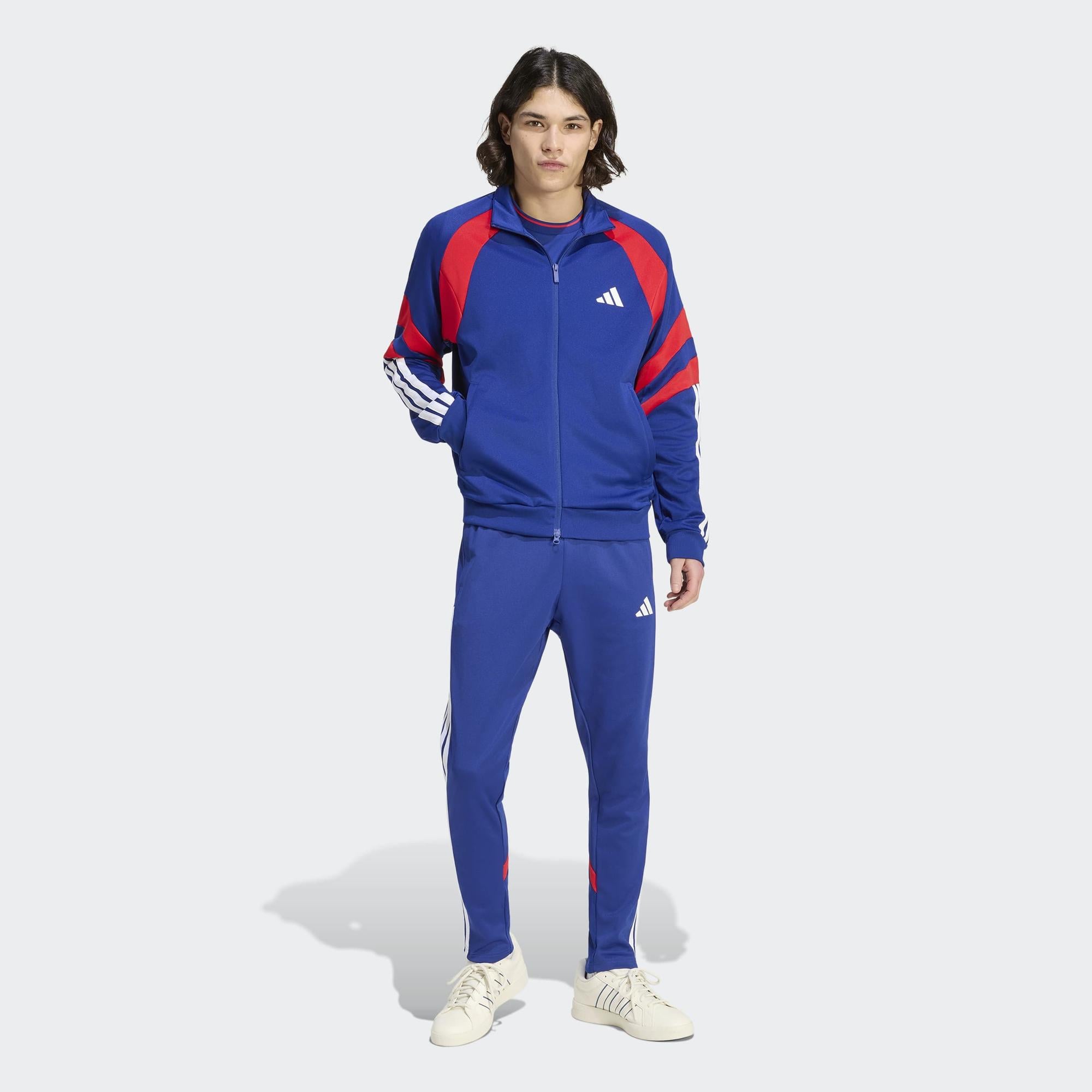 adidas Tiro Np Tt Erkek Mavi Antrenman Eşofman Üstü