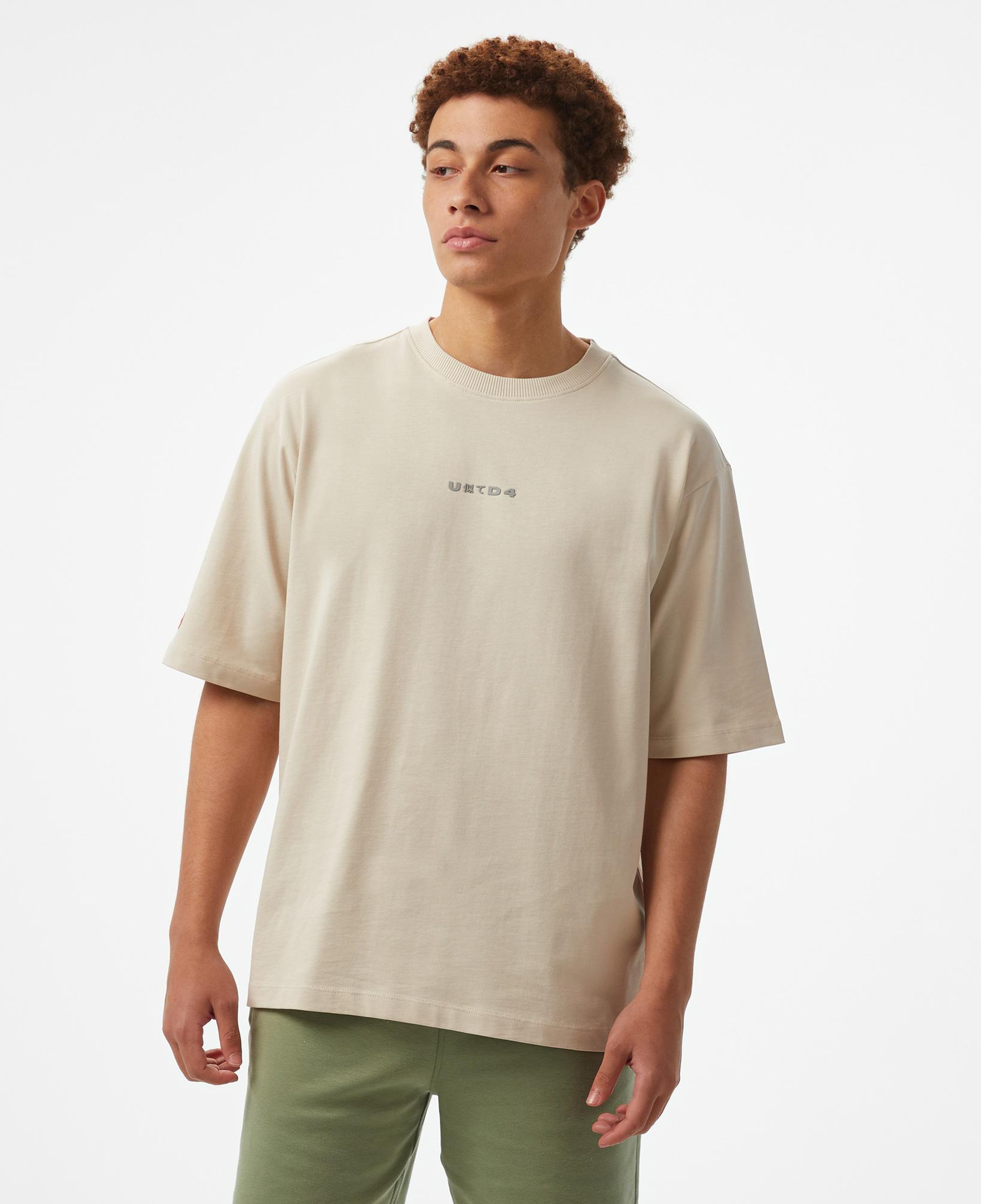 UNITED4 Erkek Gri T-Shirt