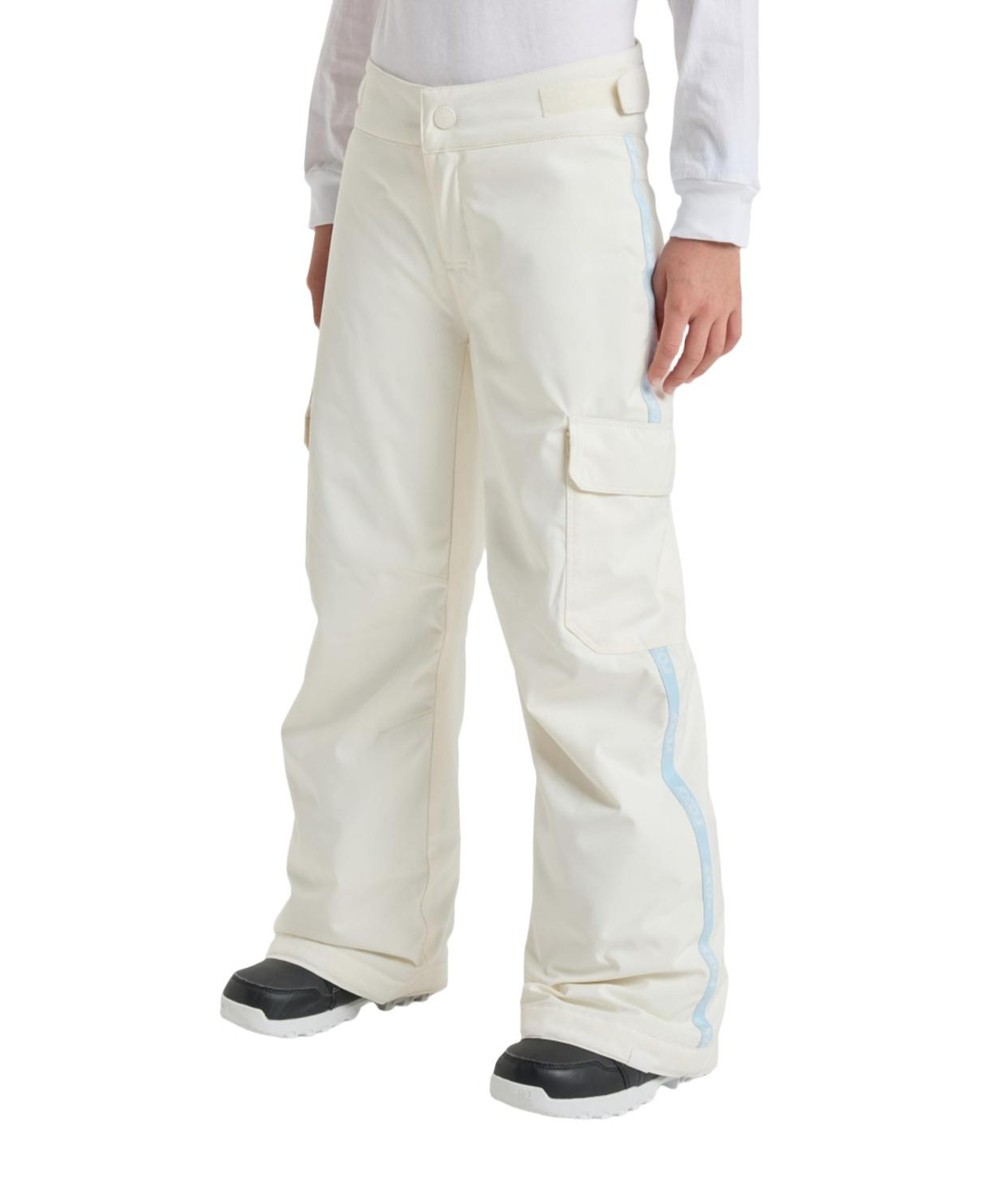 Roxy Banky Ice Kız Çocuk Beyaz Snowboard Pantolonu