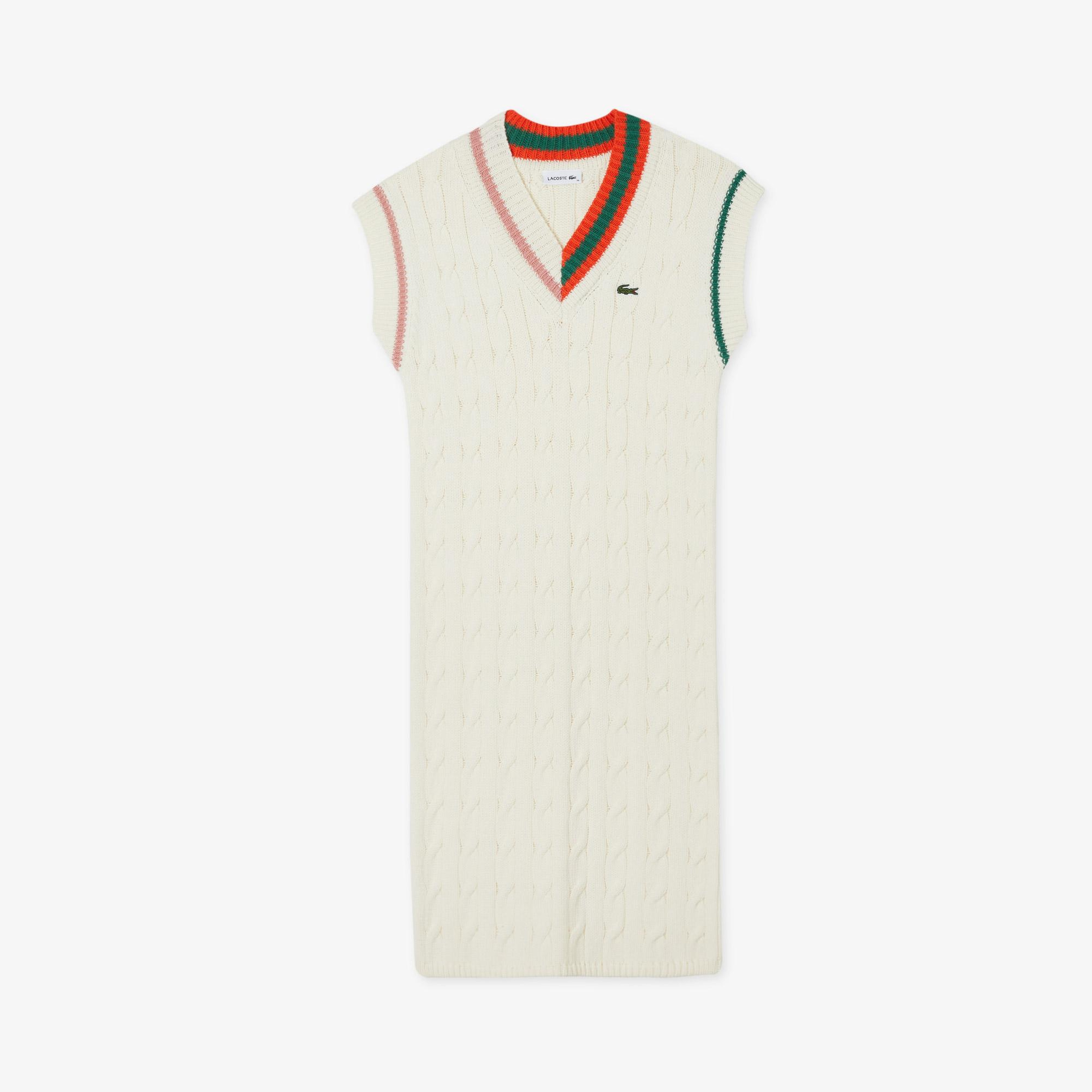 Lacoste Kadın Beyaz Elbise