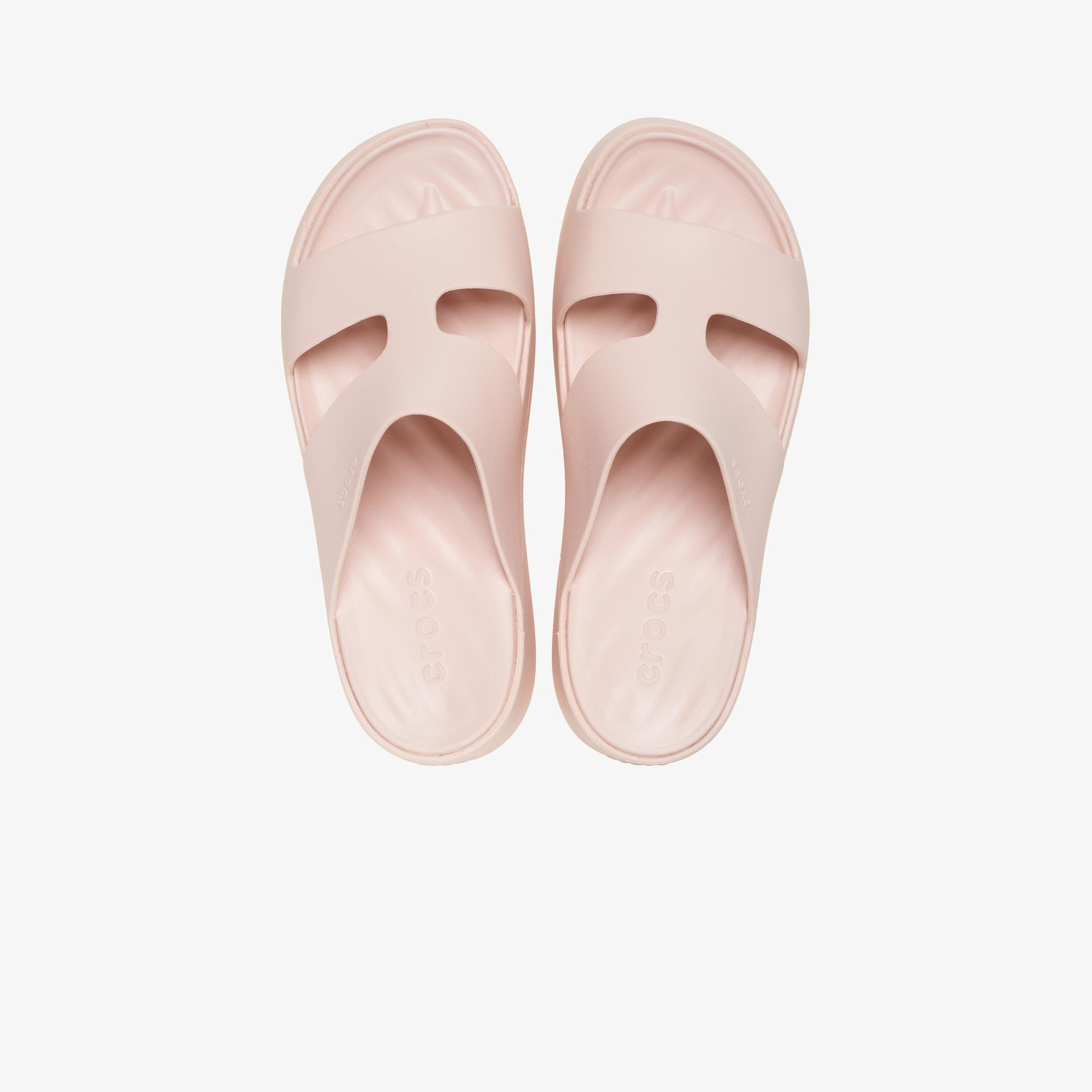Crocs Getaway Platform H-Strap Kadın Bej Terlik