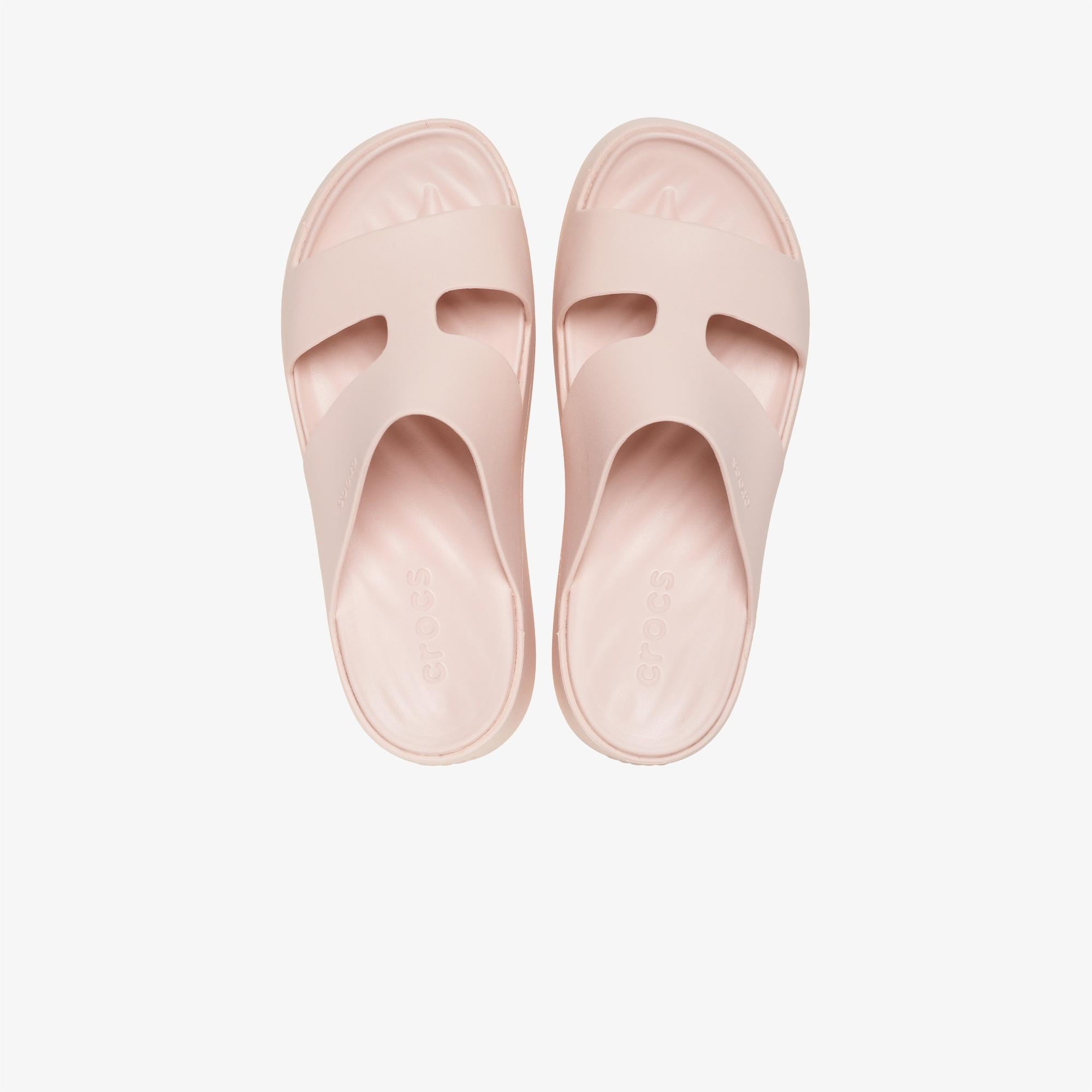 Crocs Getaway Platform H-Strap Kadın Bej Terlik