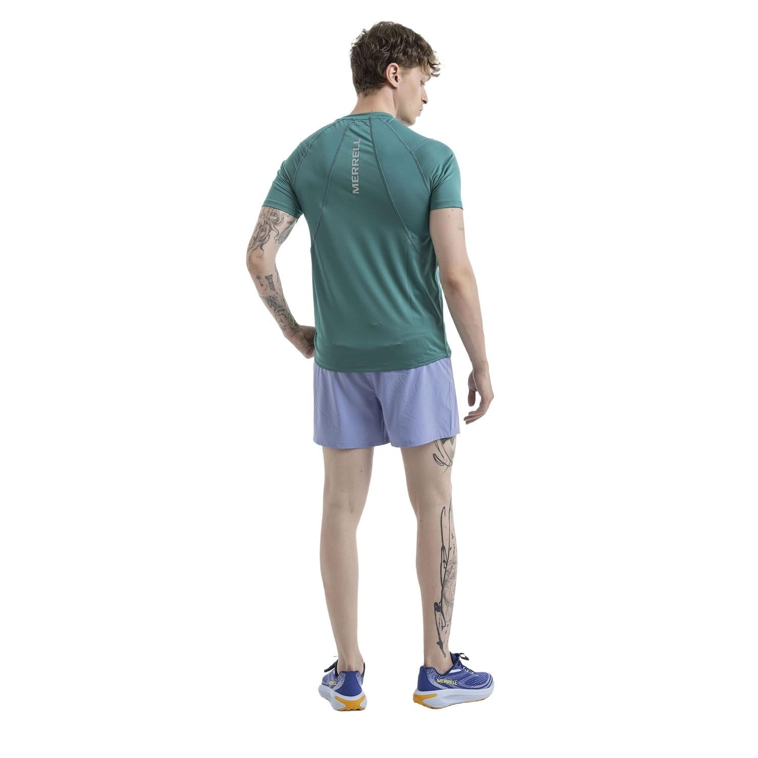 Merrell Tell Erkek Yeşil Koşu Tişört