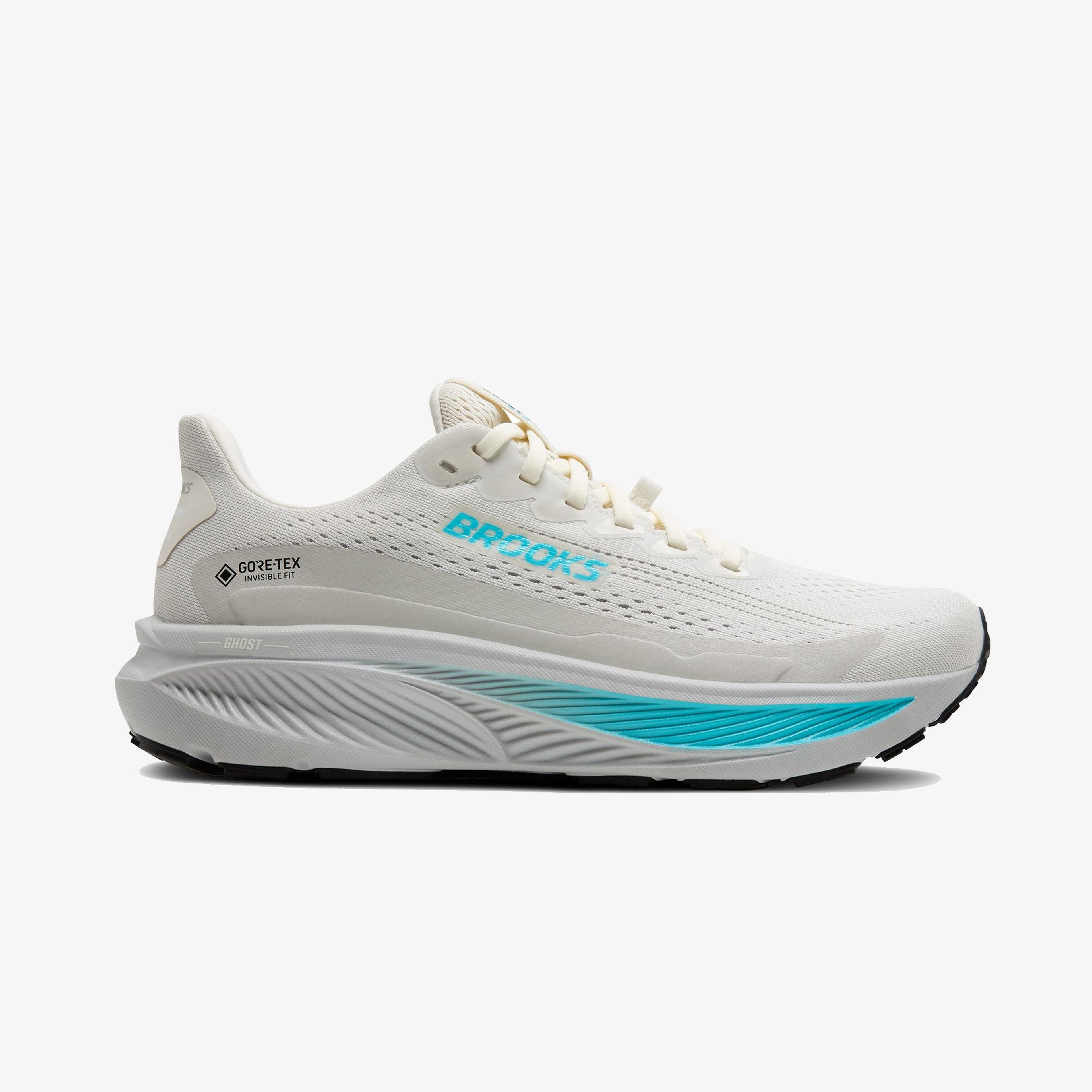 Brooks Ghost 17 Gore-Tex Kadın Beyaz Koşu Ayakkabısı