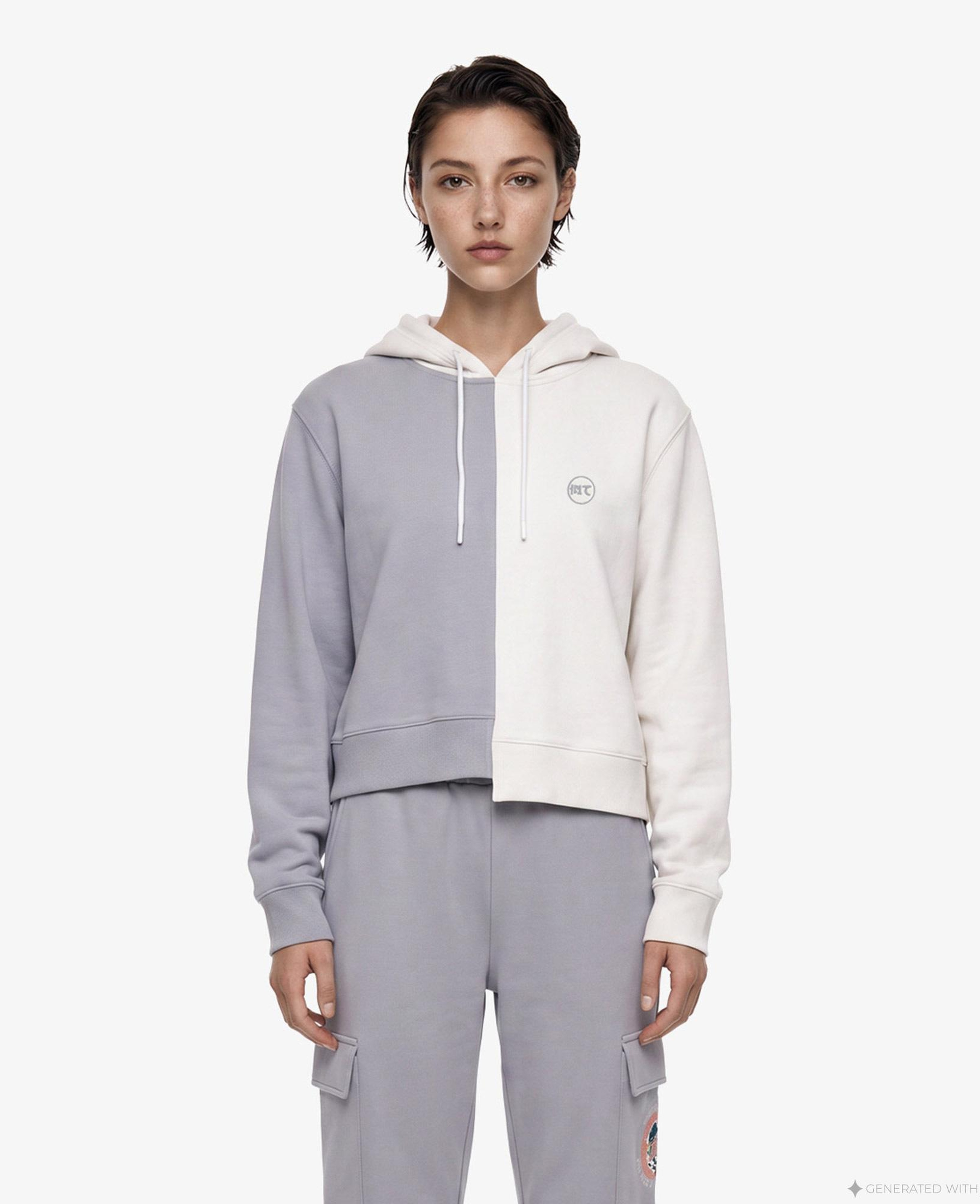 UNITED4 Regular Fit Kadın Gri Sweatshirt