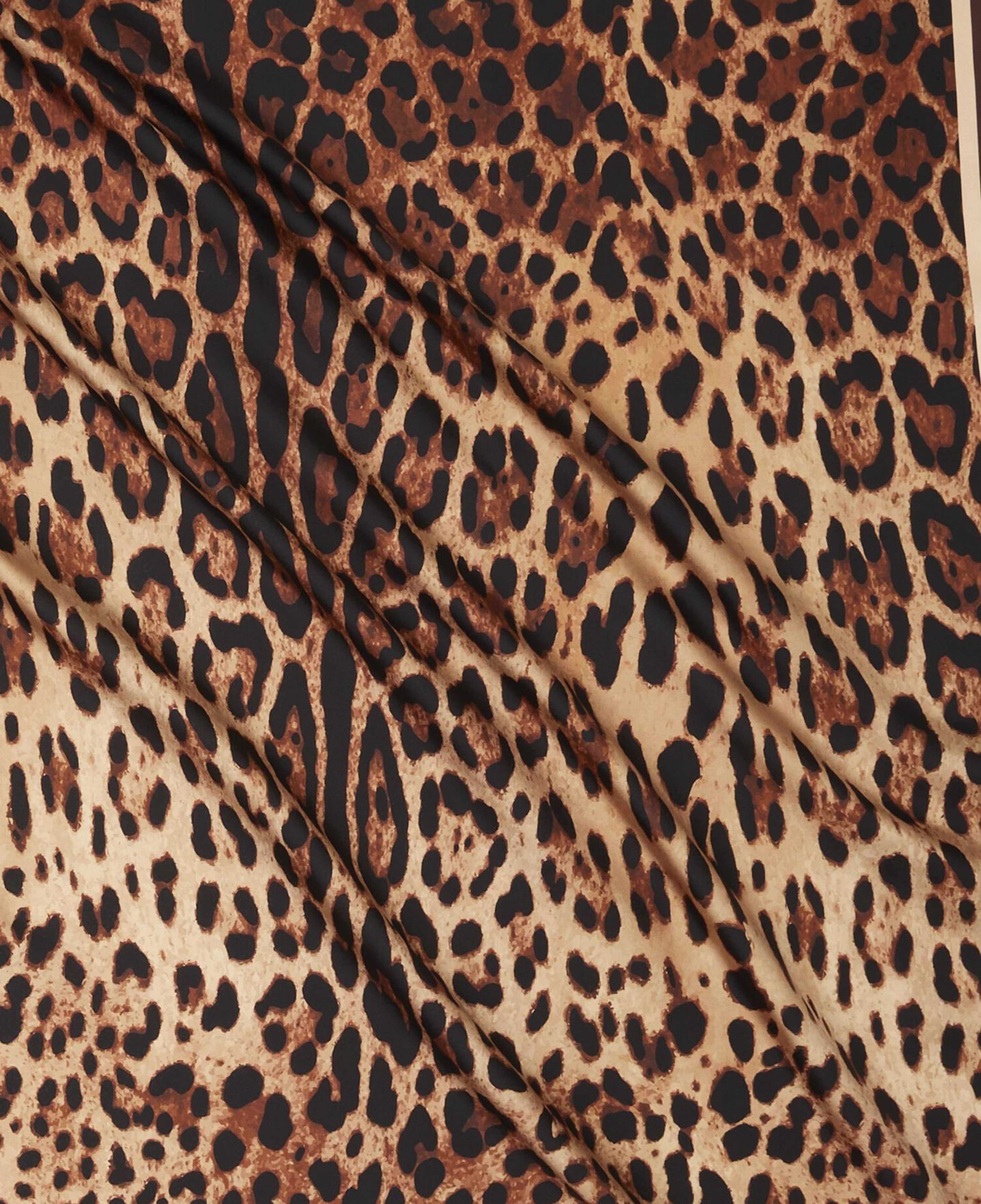 Beymen Club Kadın Leopar Desenli İpek Eşarp