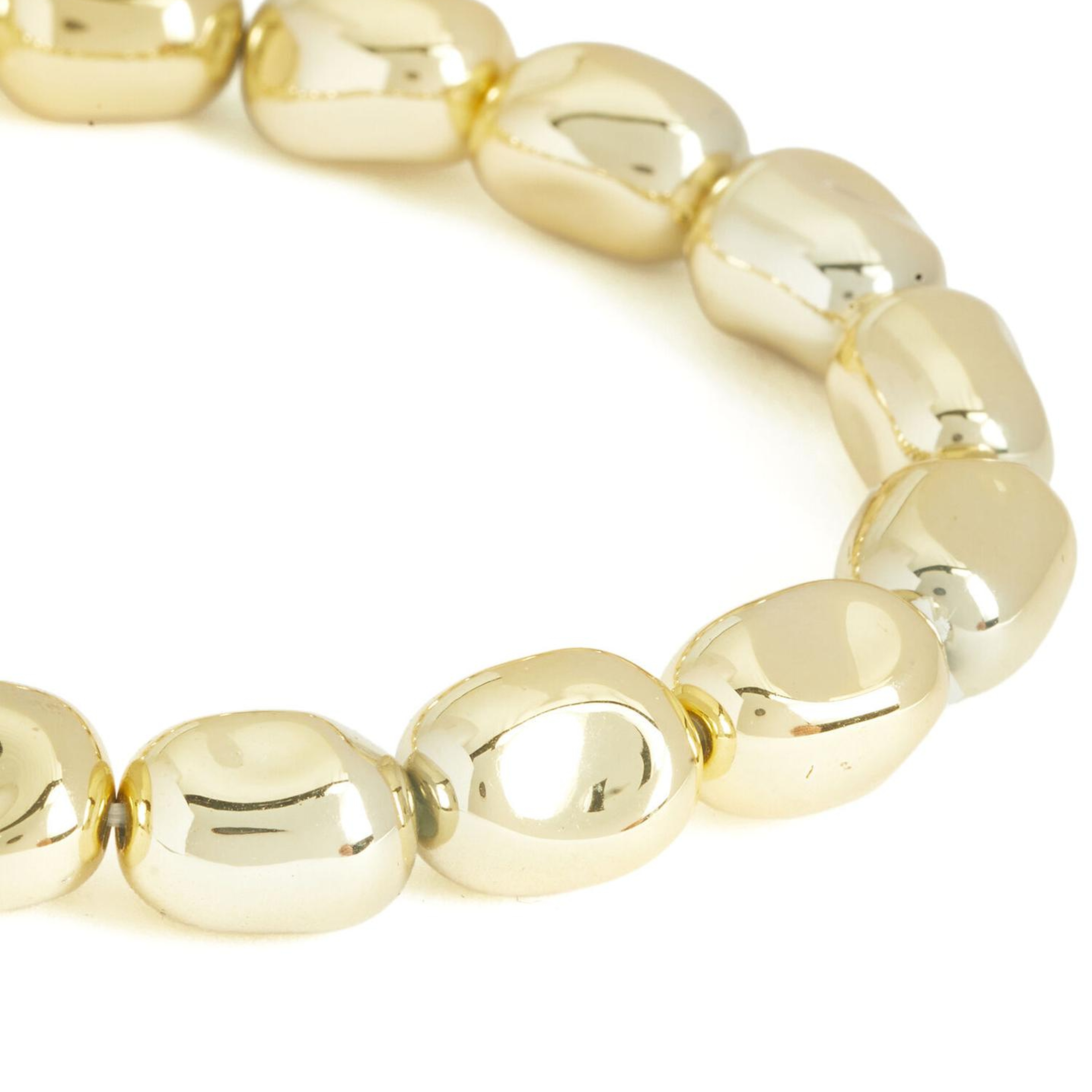 Beymen Club Kadın Gold Amorf Taşlı Lastik Bilezik